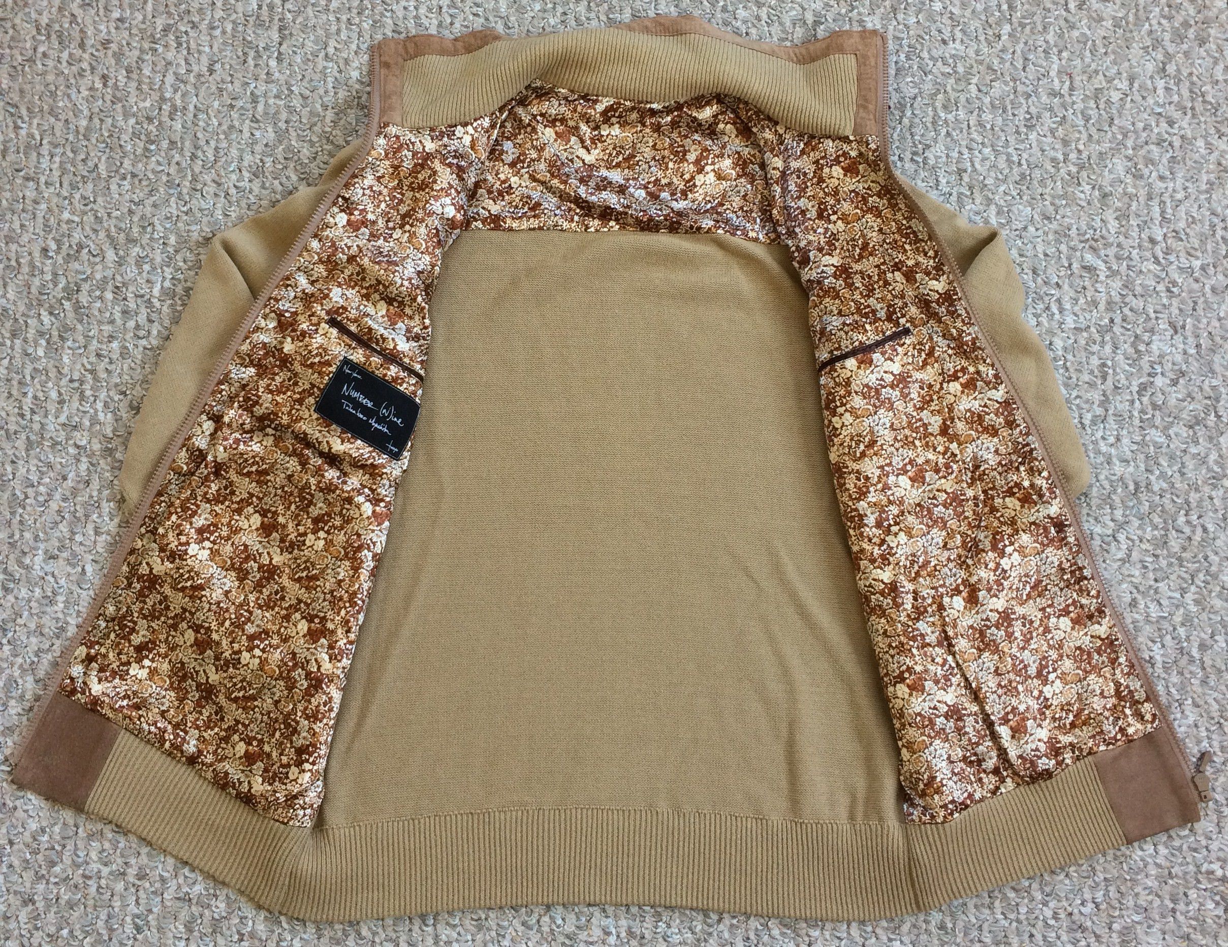 Number (N)ine FW03 Number (N)ine Suede Hybrid Jacket Size US M / EU 48-50 / 2 - 4 Thumbnail