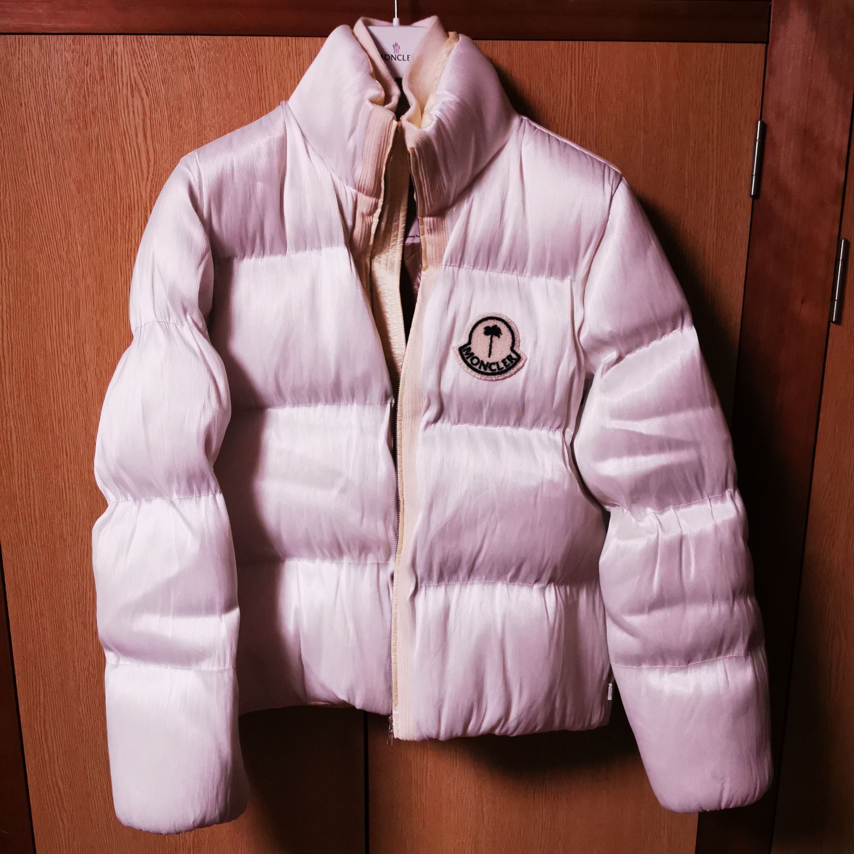Moncler × Palm Angels Moncler x Palm Angels Maya 70 Optical Fiber Jacket White Size US M / EU 48-50 / 2 - 2 Thumbnail