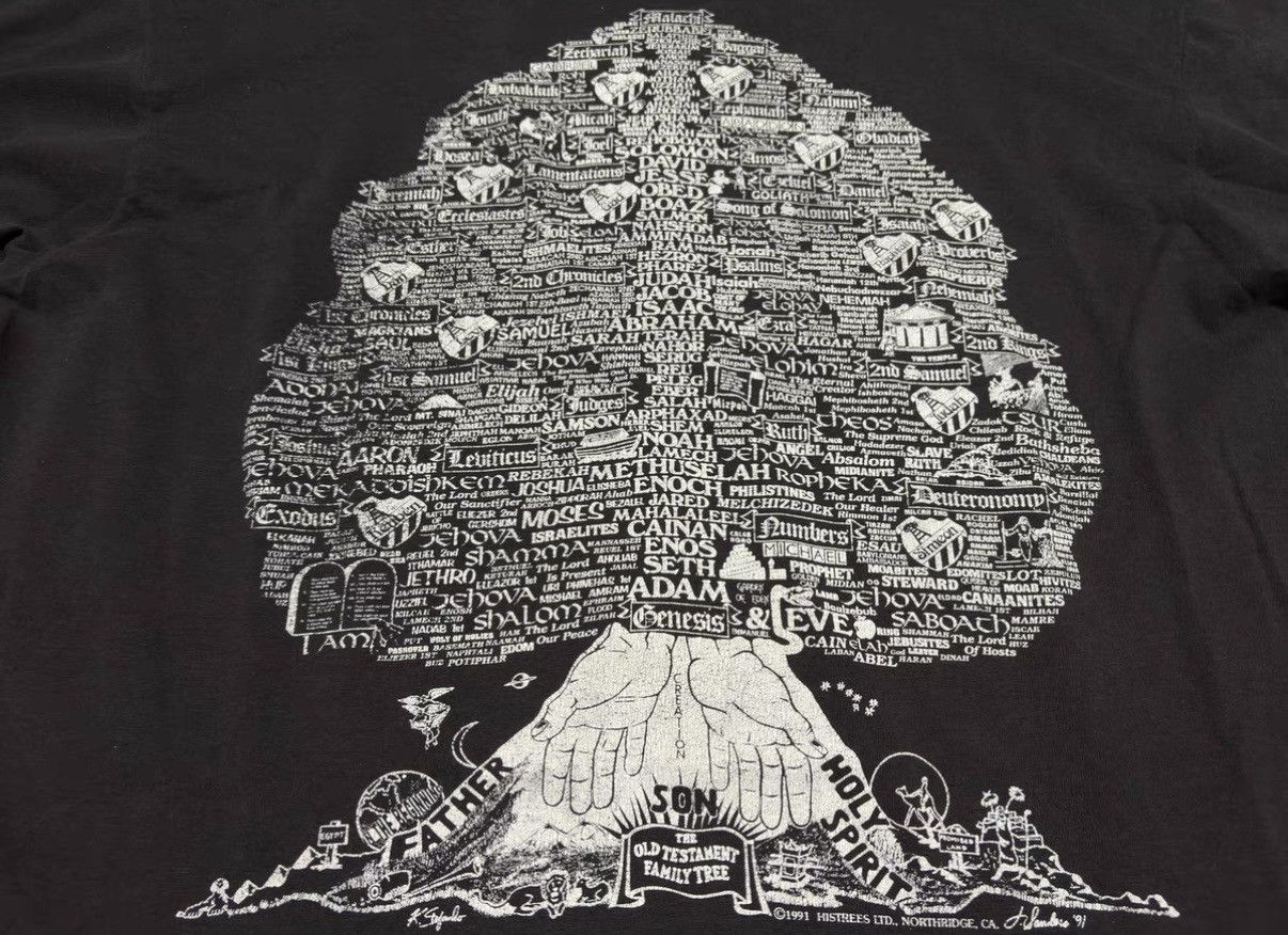 Vintage Vintage 90s Tree Short Sleeve T-Shirt Size US XL / EU 56 / 4 - 2 Thumbnail