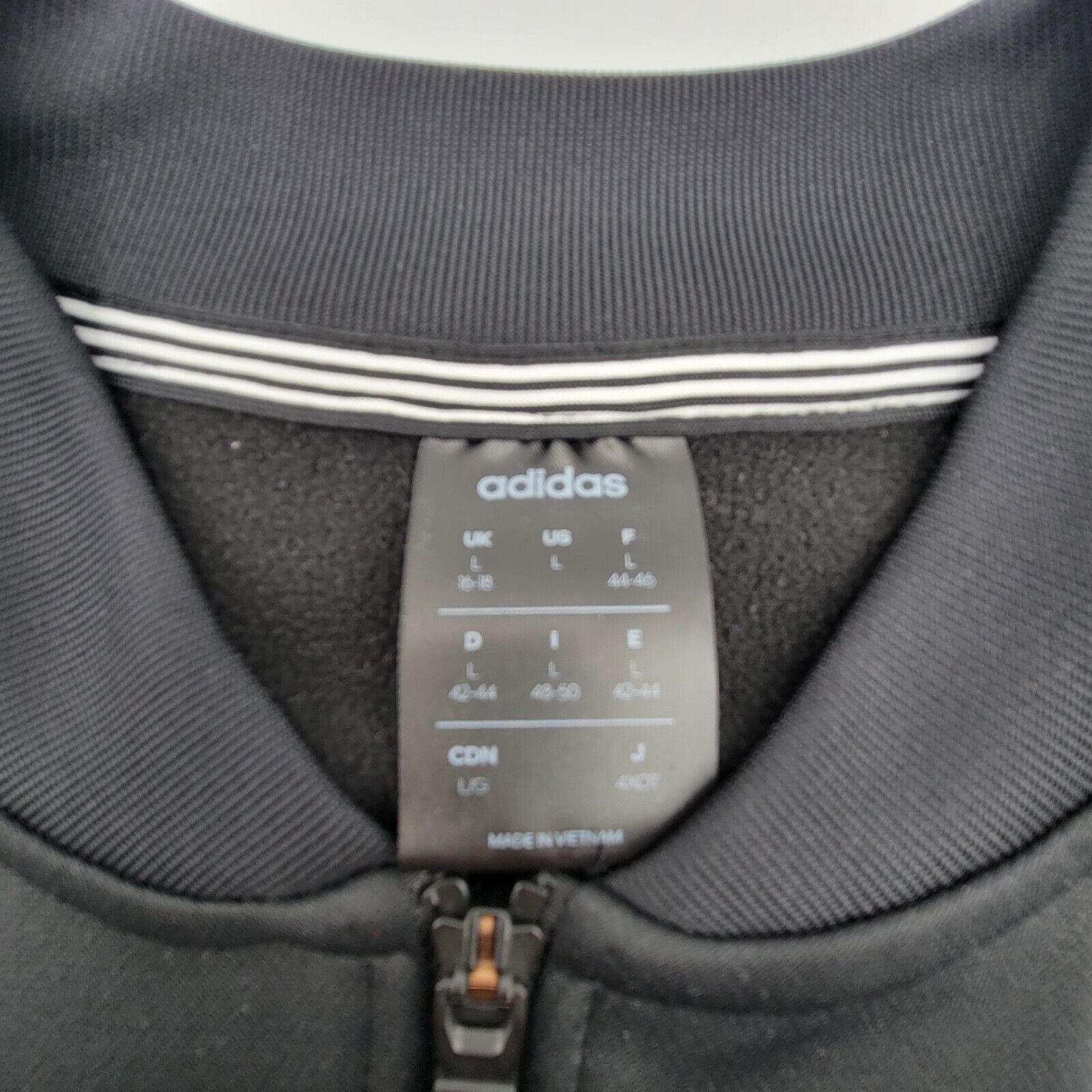 Adidas Adidas Black Zip Up Sweater Jacket Women’s Climawarm Sz L Size L / US 10 / IT 46 - 5 Thumbnail