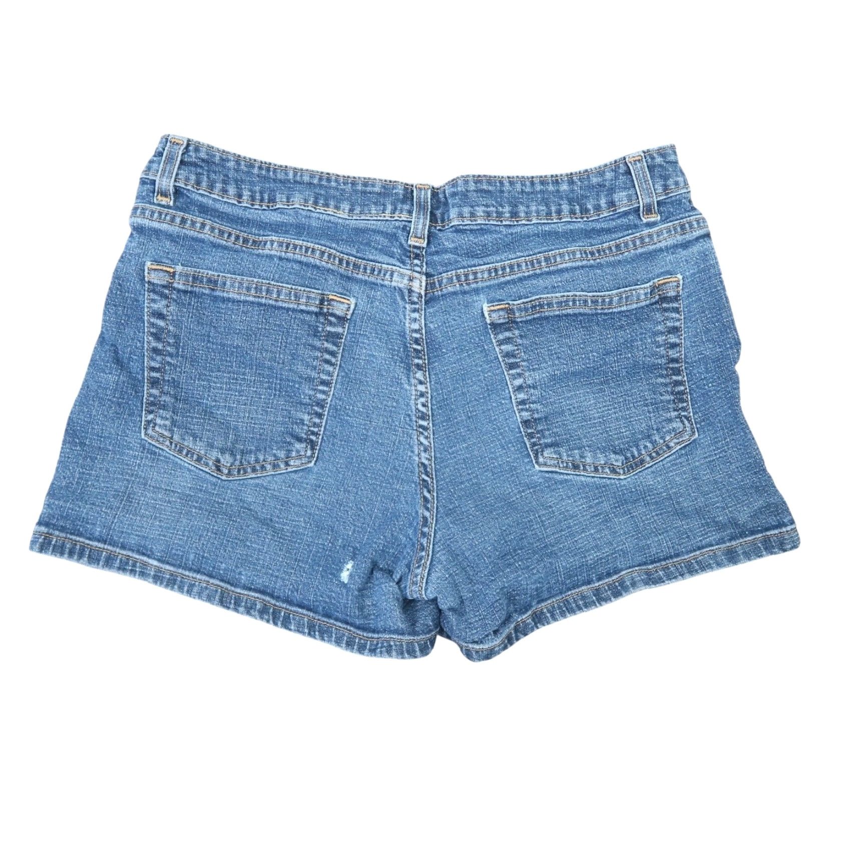 Old Navy VINTAGE Old Navy Denim Shorts Woman 90s Low Rise Medium Wash 10 Womens Casual Cotton Denim Shorts 3 in Inseam Size 32" / US 10 / IT 46 - 2 Thumbnail