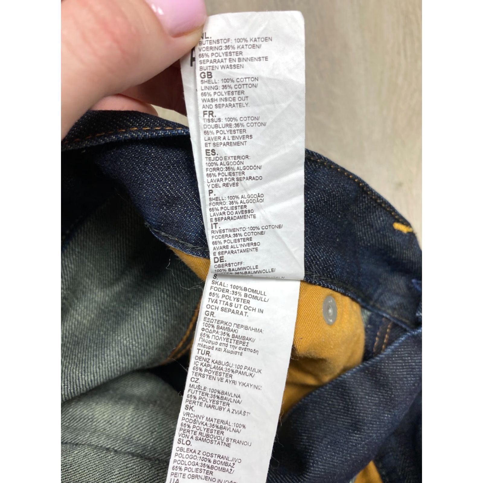 G-Star G-Star Raw Vintage Arc Denim Jeans Pants 28 Mens Blue Regular Size 28 Jeans 34 Inseam 82 cm 112 cm Inseam 34in Size US 28 / EU 44 - 7 Thumbnail