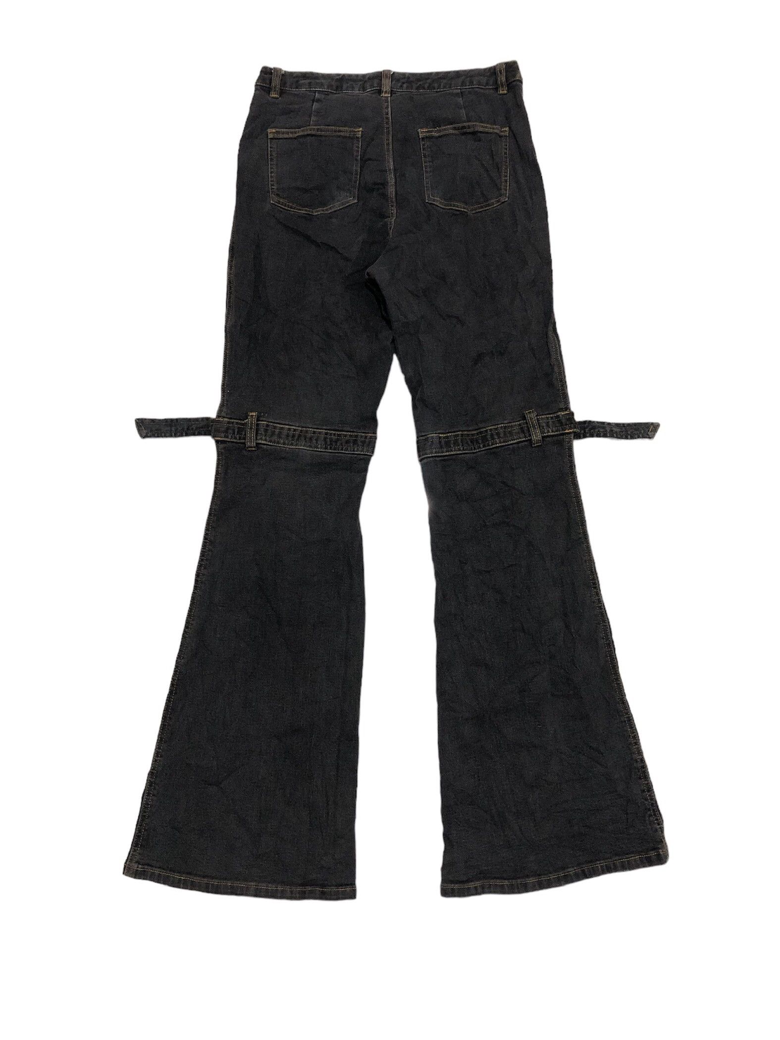Le Grande Bleu (L.G.B.) Livre Claire Bondage Flare pants Size US 29 - 5 Thumbnail