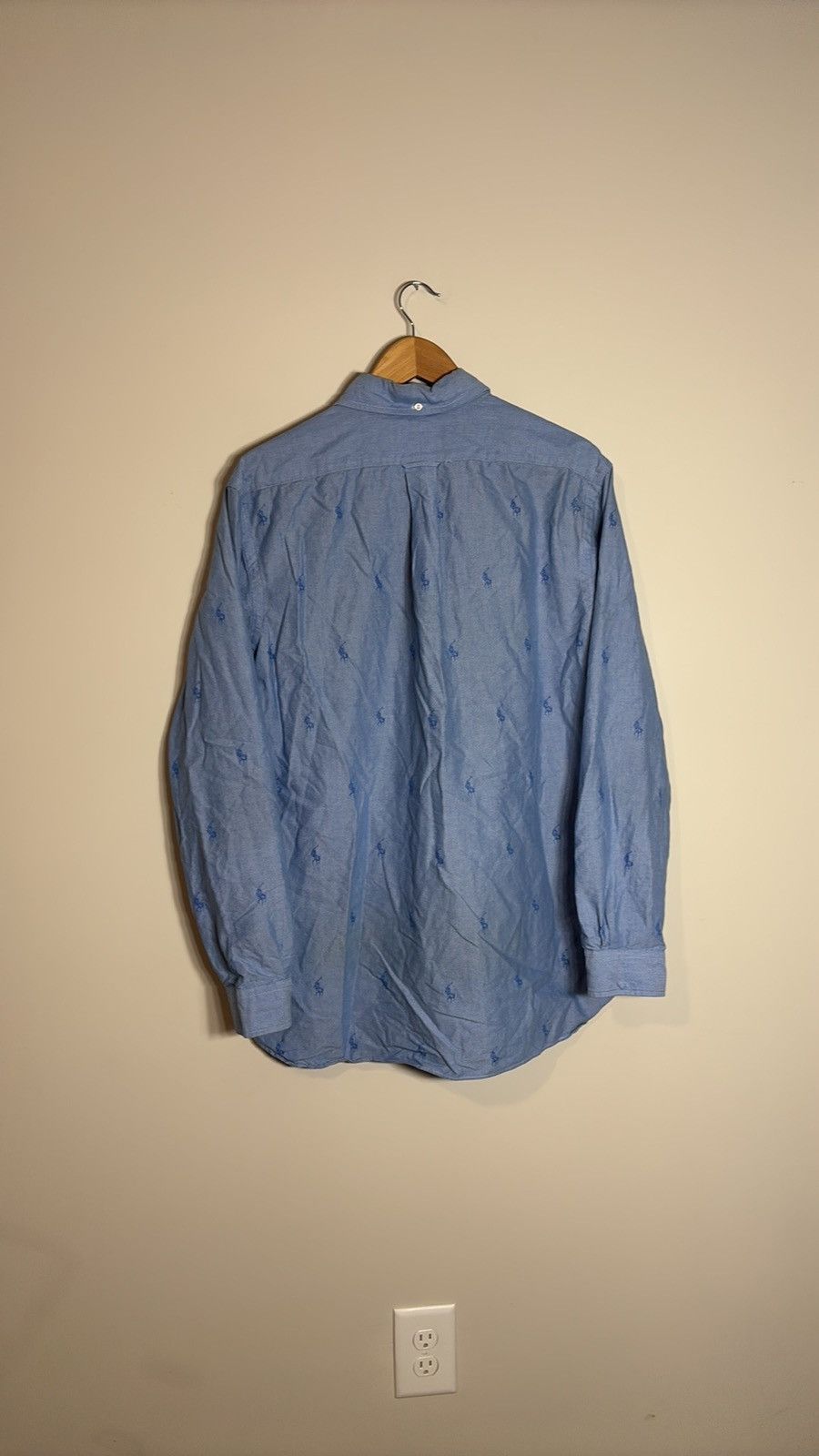 Polo Ralph Lauren Polo Ralph Lauren Small Pony All Over Button Down Shirt Size US XL / EU 56 / 4 - 4 Thumbnail