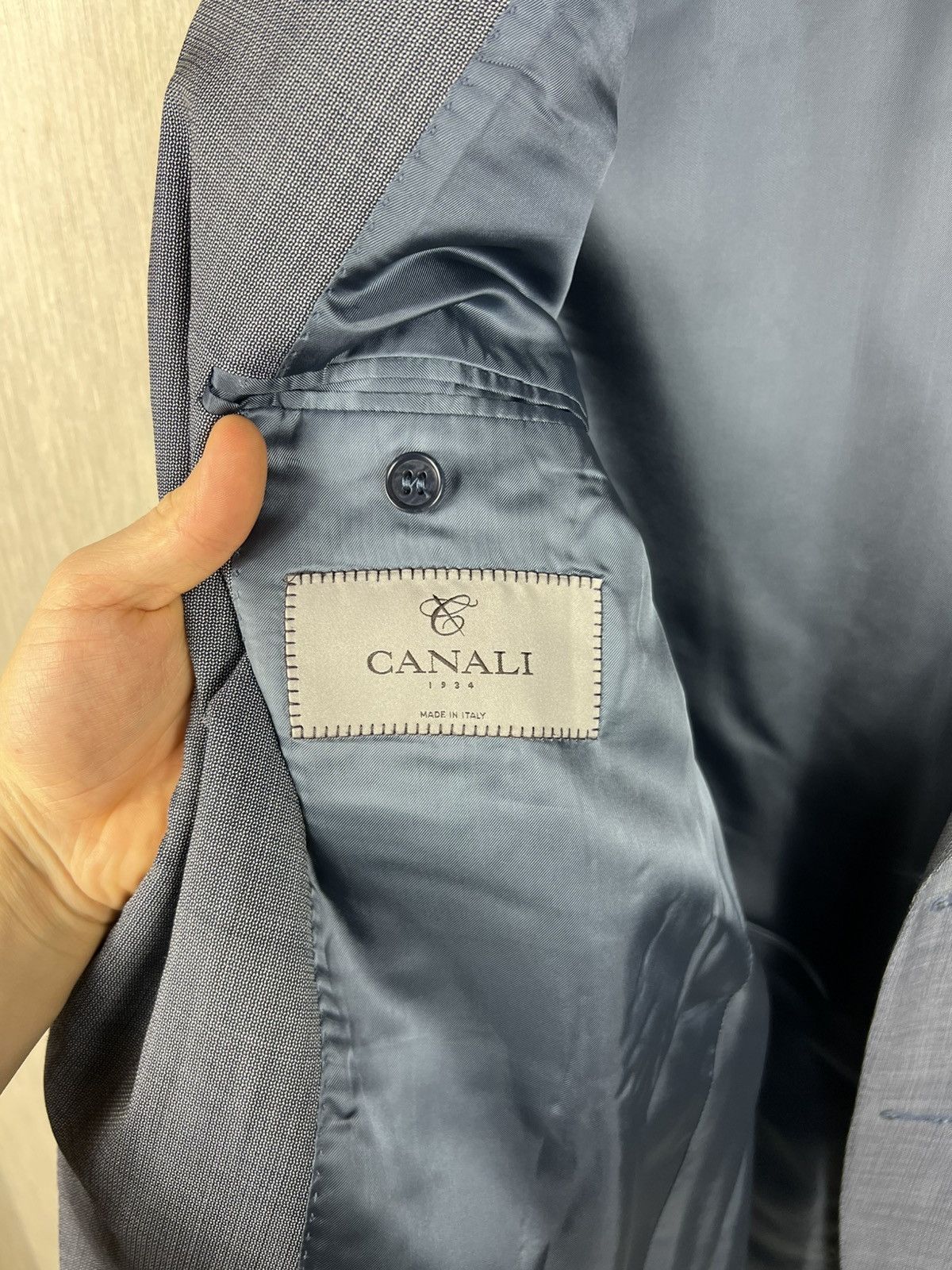 Canali Canali wool casual italian blazer jacket luxury designer 52R Size 42R - 13 Thumbnail