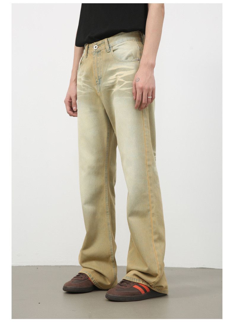 Japanese Brand Men's American Washed & Distressed Flared Jeans Size US 32 / EU 48 - 3 Thumbnail
