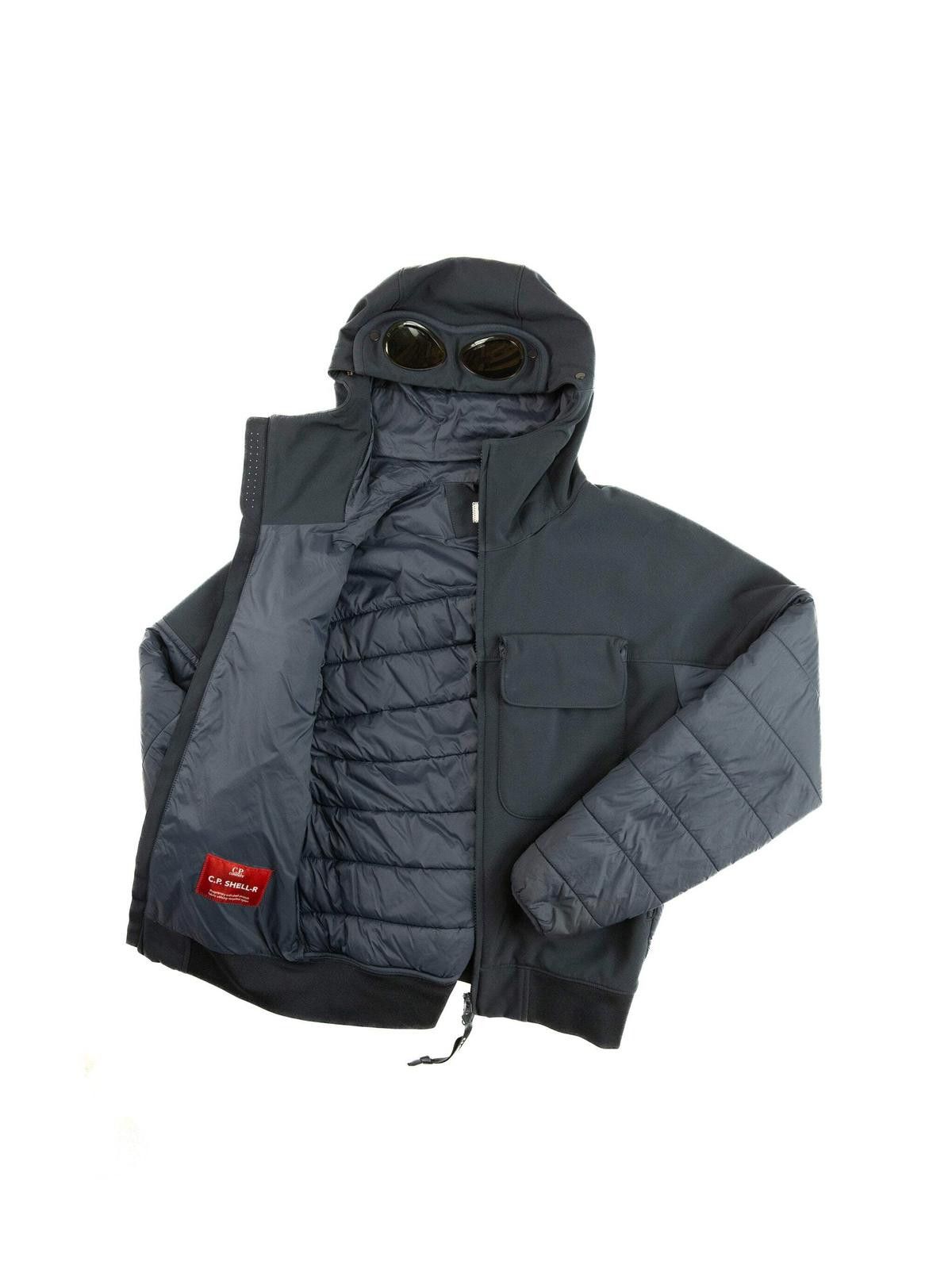 C.P. Company Company Mens Navy Shell-R Goggle Jacket Medium Navy Size US M / EU 48-50 / 2 - 2 Thumbnail