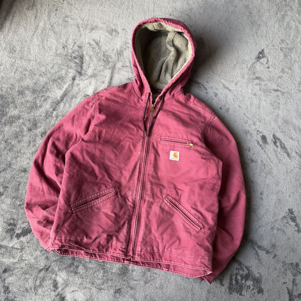 Carhartt WJ141 648 PINK CARHARTT CANVAS JACKET Size US M / EU 48-50 / 2 - 2 Thumbnail
