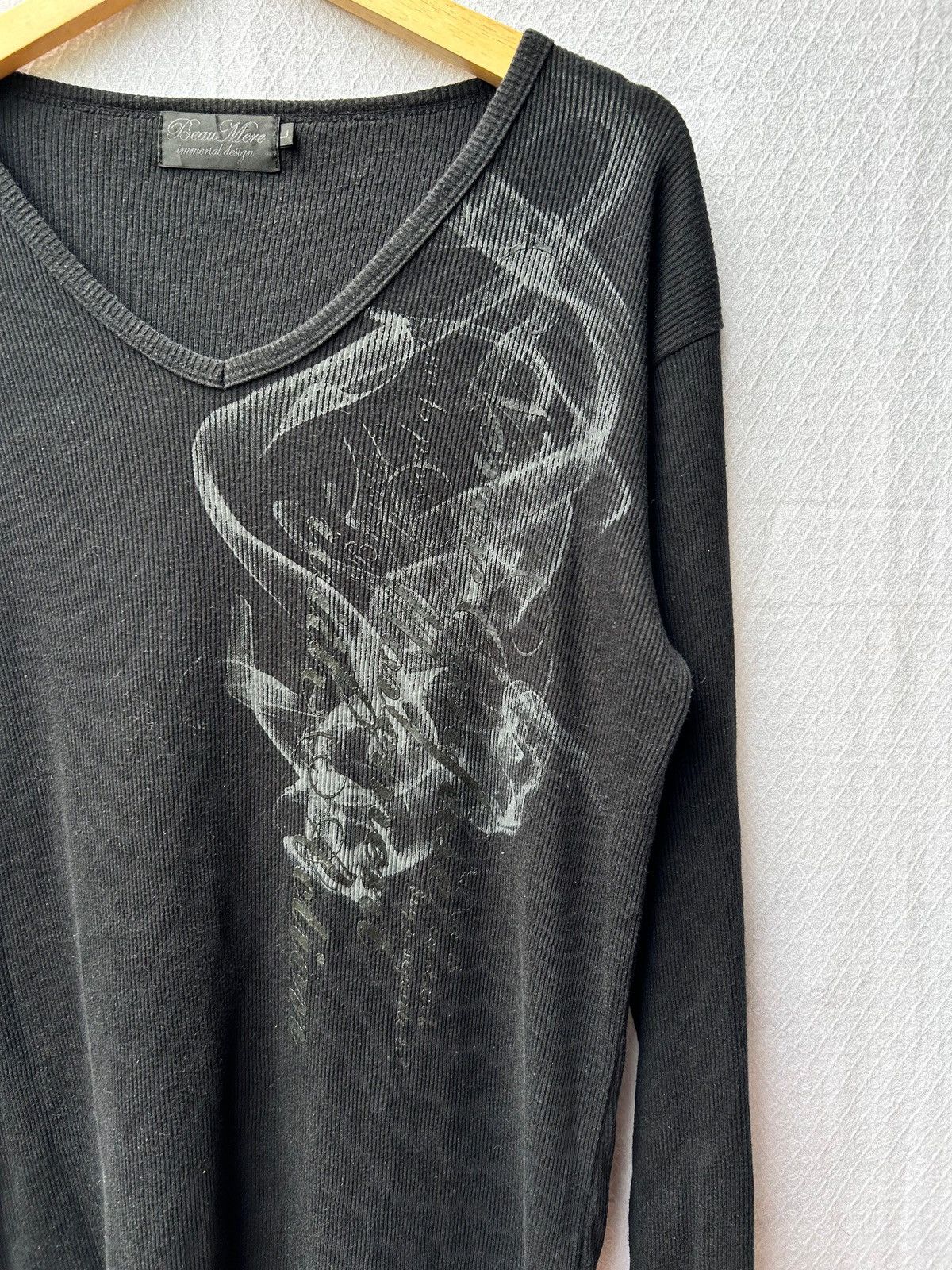 Japanese Brand × Vintage Beaumere Japanese style poem smoke longsleeve Size US M / EU 48-50 / 2 - 4 Thumbnail