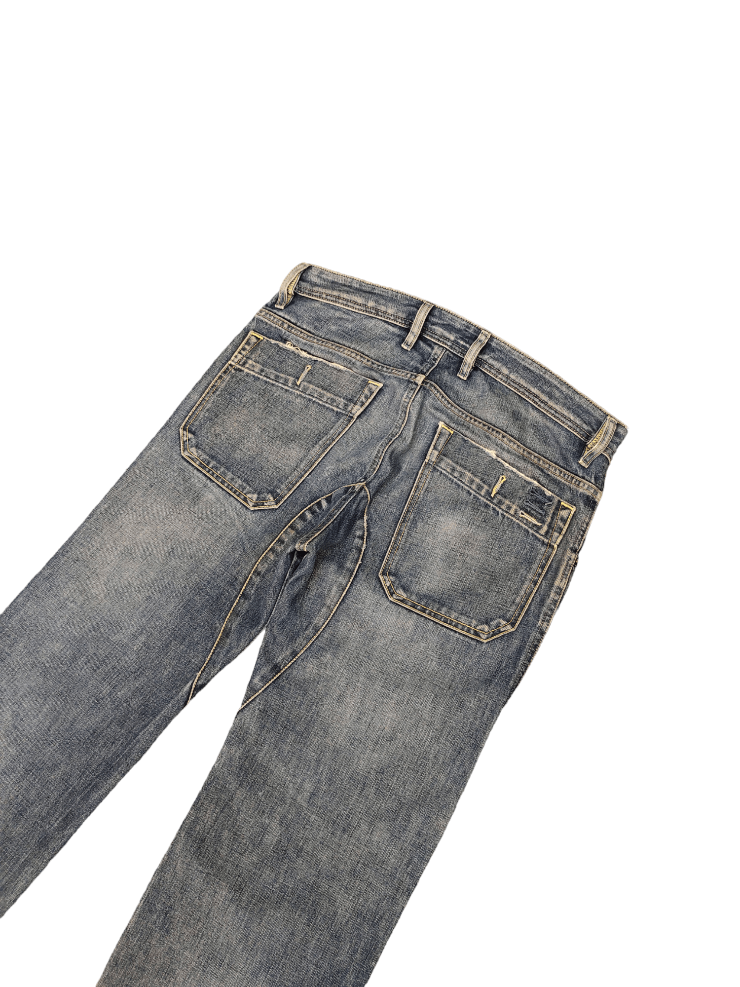 Diesel Wide Leg Jeans Diesel Clawmark Denim Loose Y2k Streetwear Size US 32 / EU 48 - 2 Thumbnail