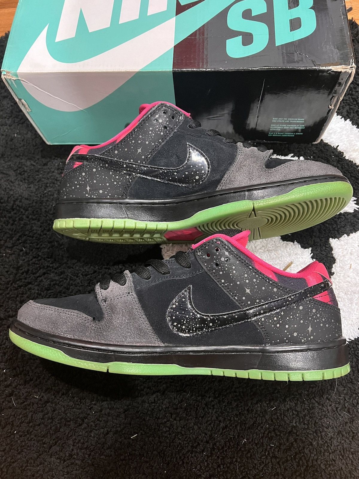Nike SB Dunk Low Pro QS x Premier 'Northern Lights' sz