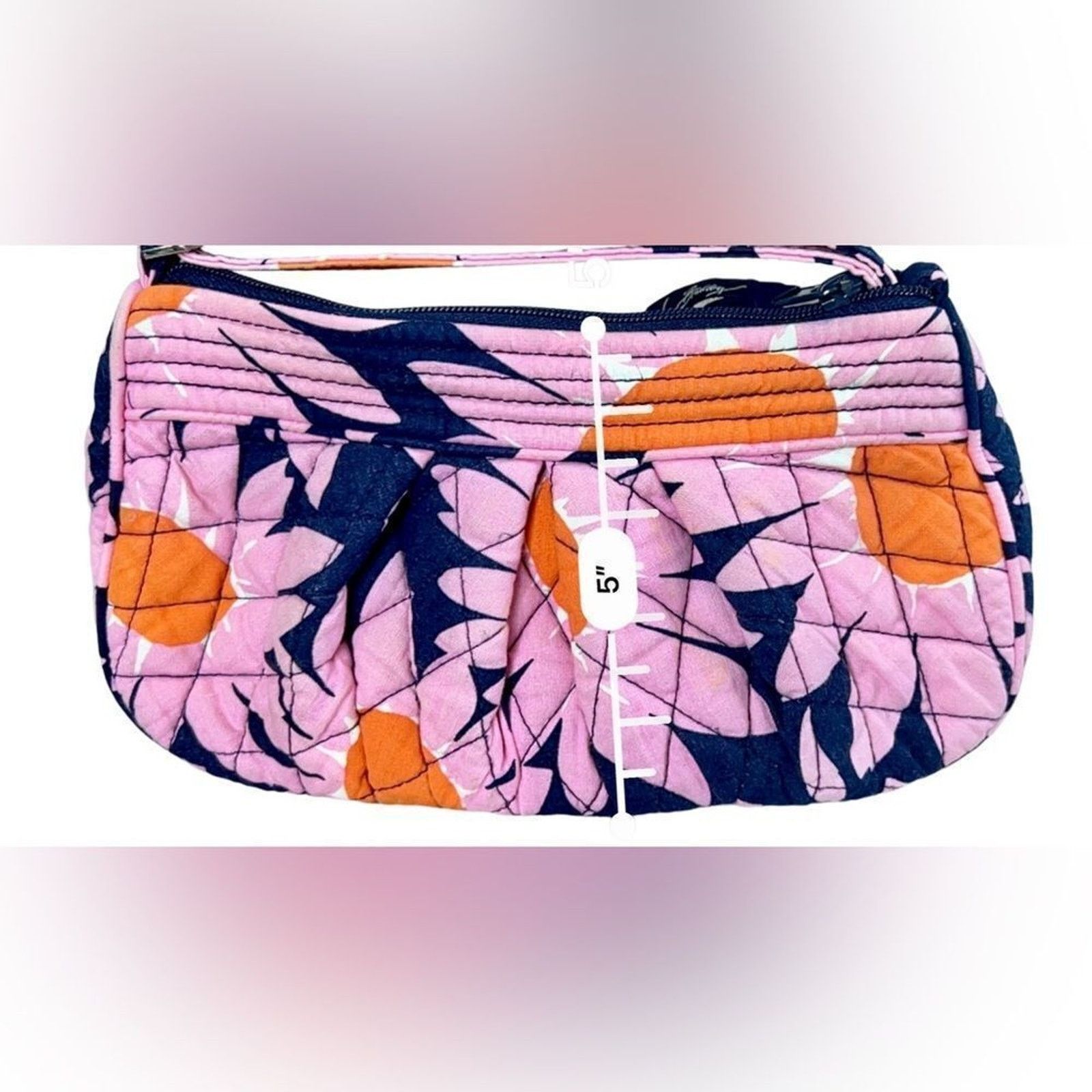 Vera Bradley Vera Bradley Quilted "Loves Me" Mini Crossbody Handbag Pink Size ONE SIZE - 11 Thumbnail