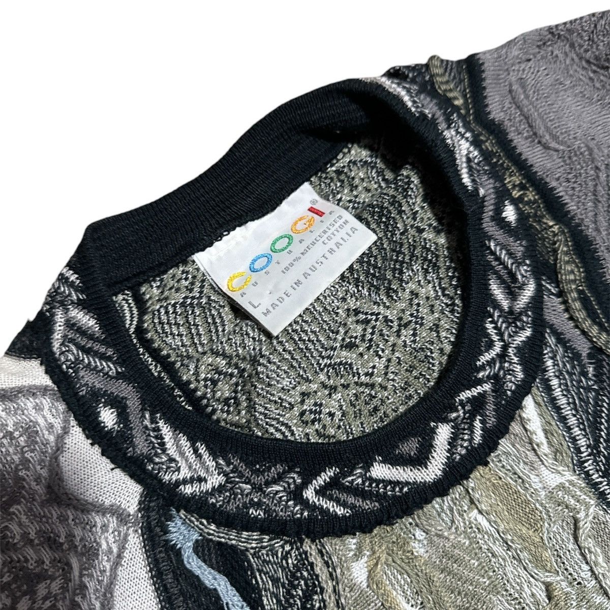 Coogi Vintage Patchwork Knit Coogi Sweater 90s Size US L / EU 52-54 / 3 - 9 Thumbnail