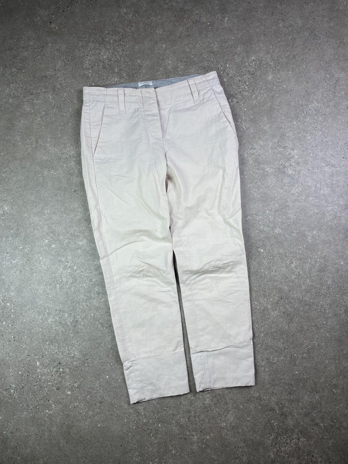 Brunello Cucinelli Brunello Cucinelli cropped 3/4 pants trousers Size 26" / US 2 / IT 38 - 1 Thumbnail