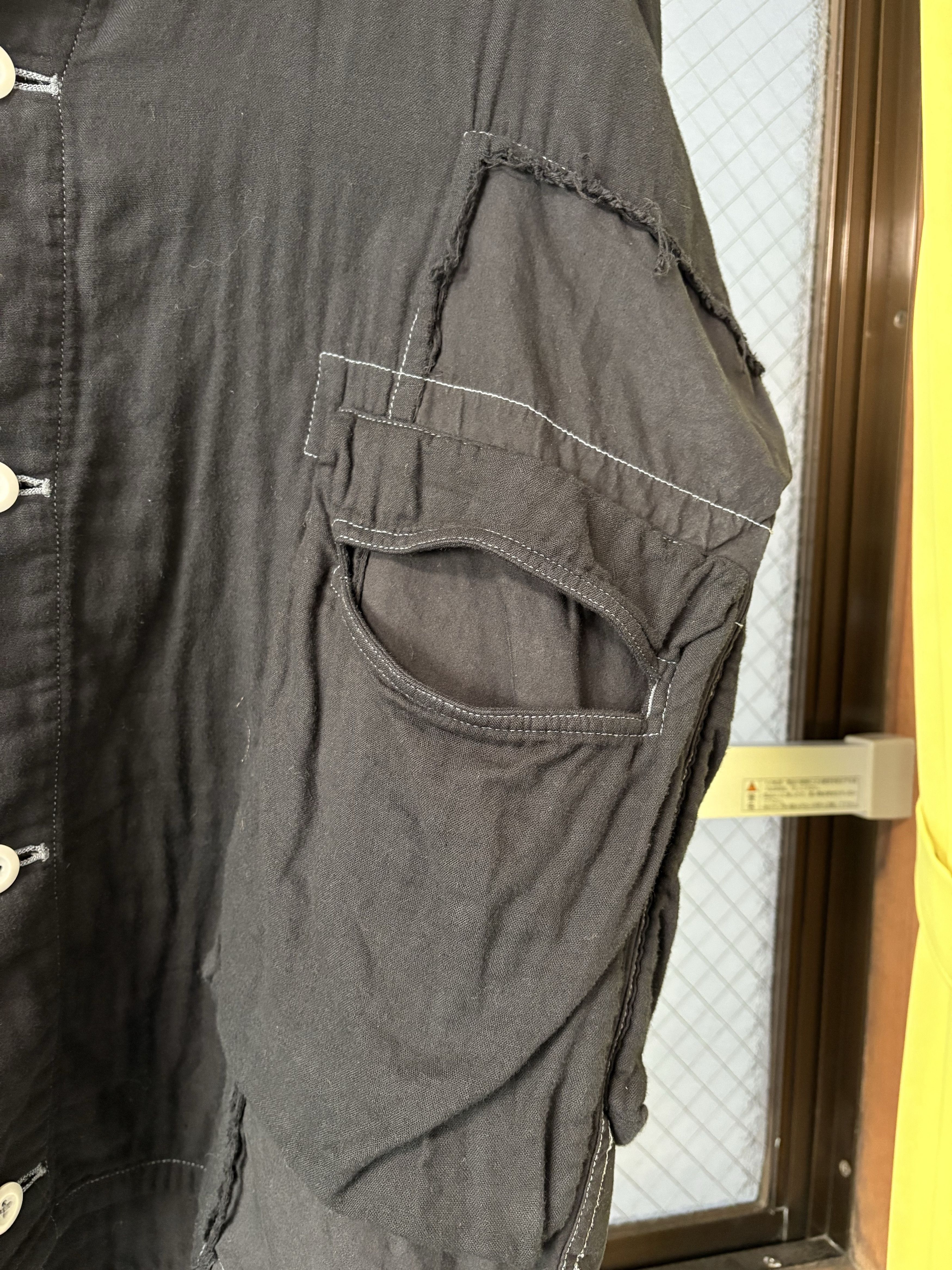 Blackmeans DISTRESSED COTTON CARGO JACKET Size US L / EU 52-54 / 3 - 11 Thumbnail