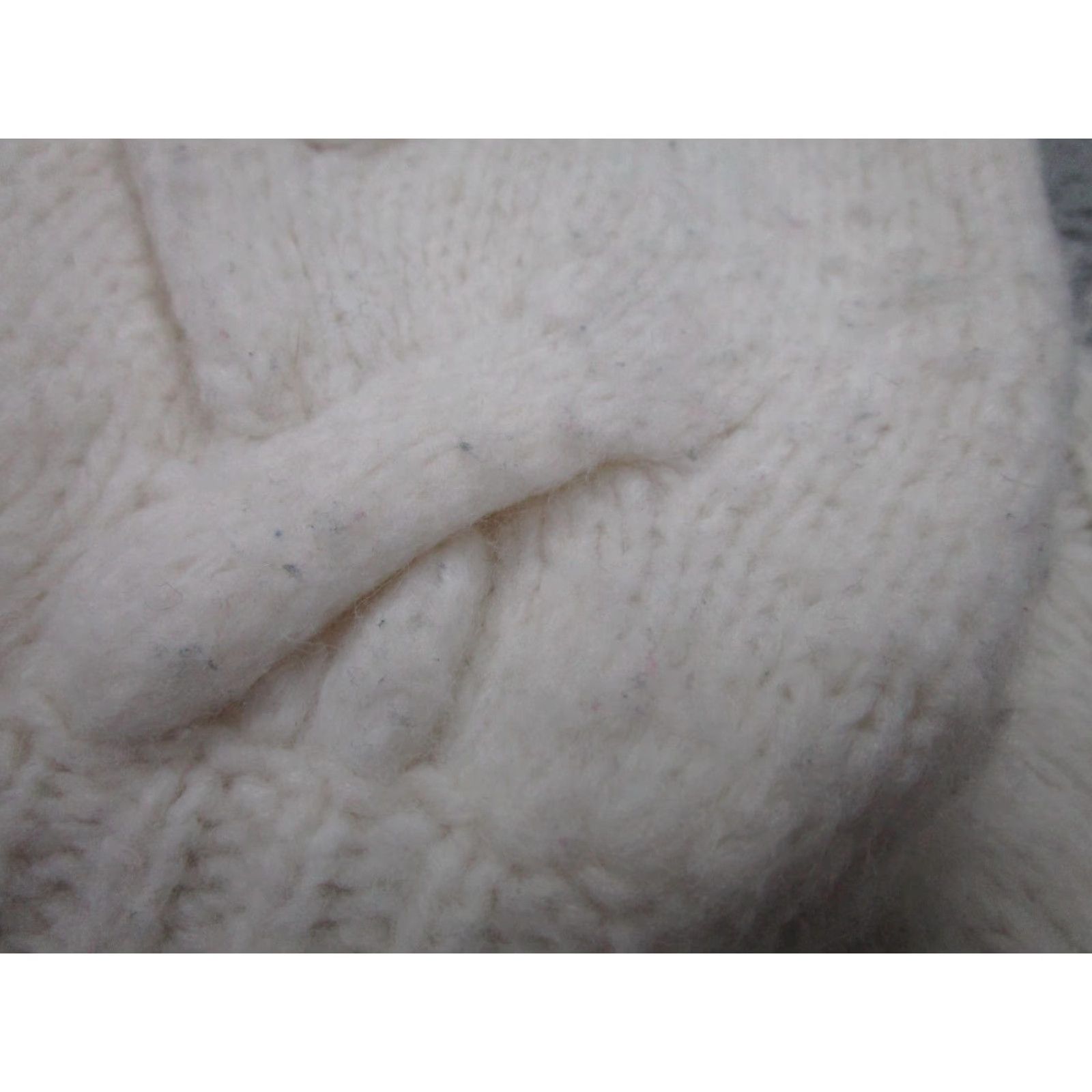 Madewell Madewell Sweater Womens Small White Turtleneck Chunky Cable Knit Pullover Size S / US 4 / IT 40 - 4 Thumbnail