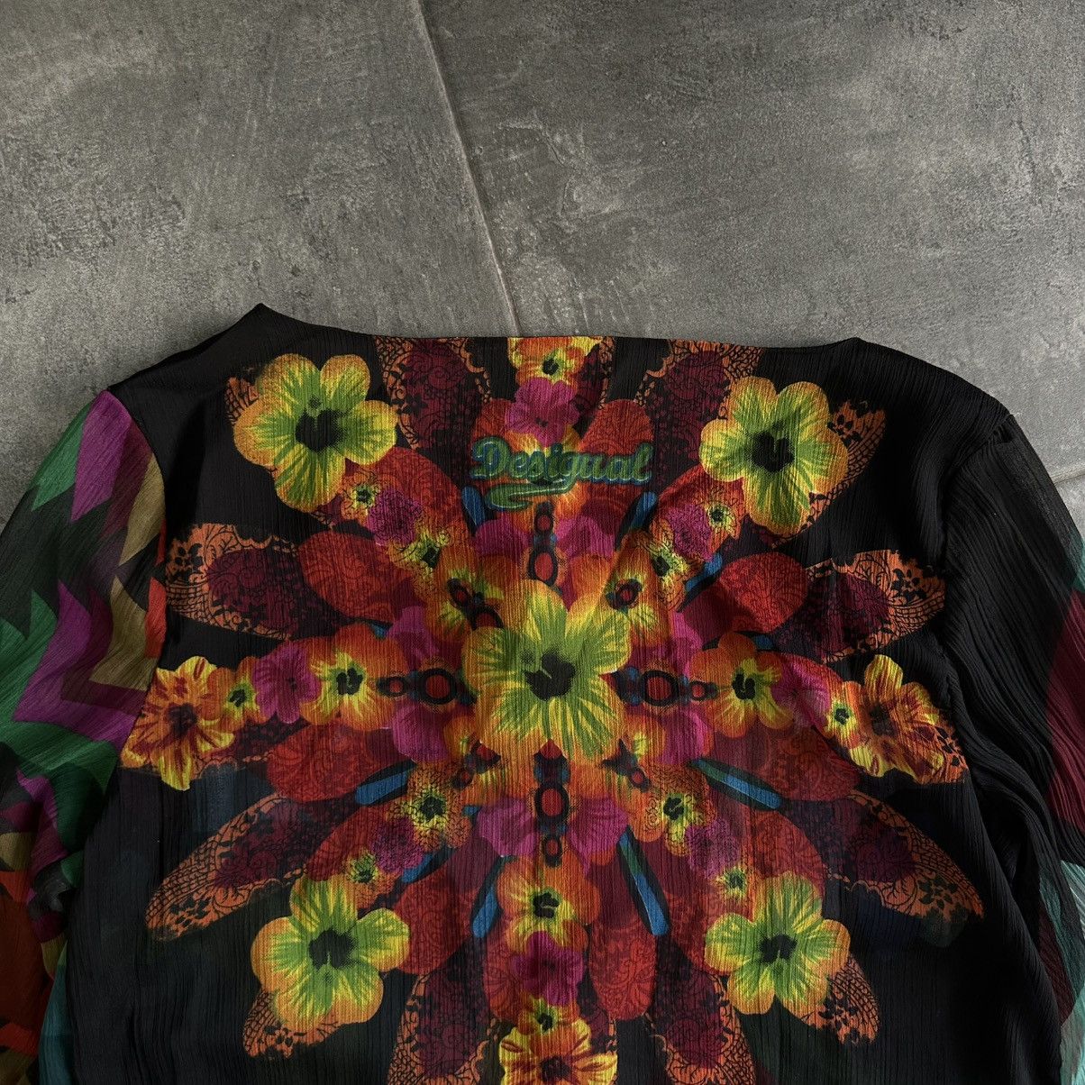 Desigual Vintage Japanese Style Desigual Shirt Button Up Y2K Size US S / EU 44-46 / 1 - 9 Thumbnail