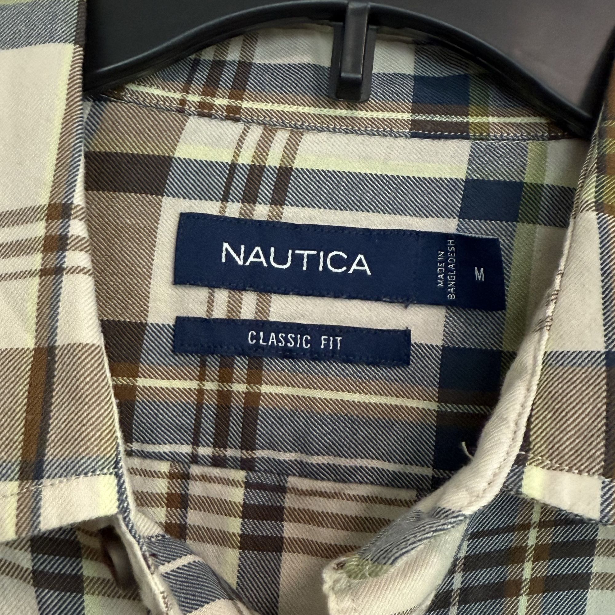 Nautica Nautica Men's Plaid Button Down Shirt Medium Size US M / EU 48-50 / 2 - 5 Thumbnail