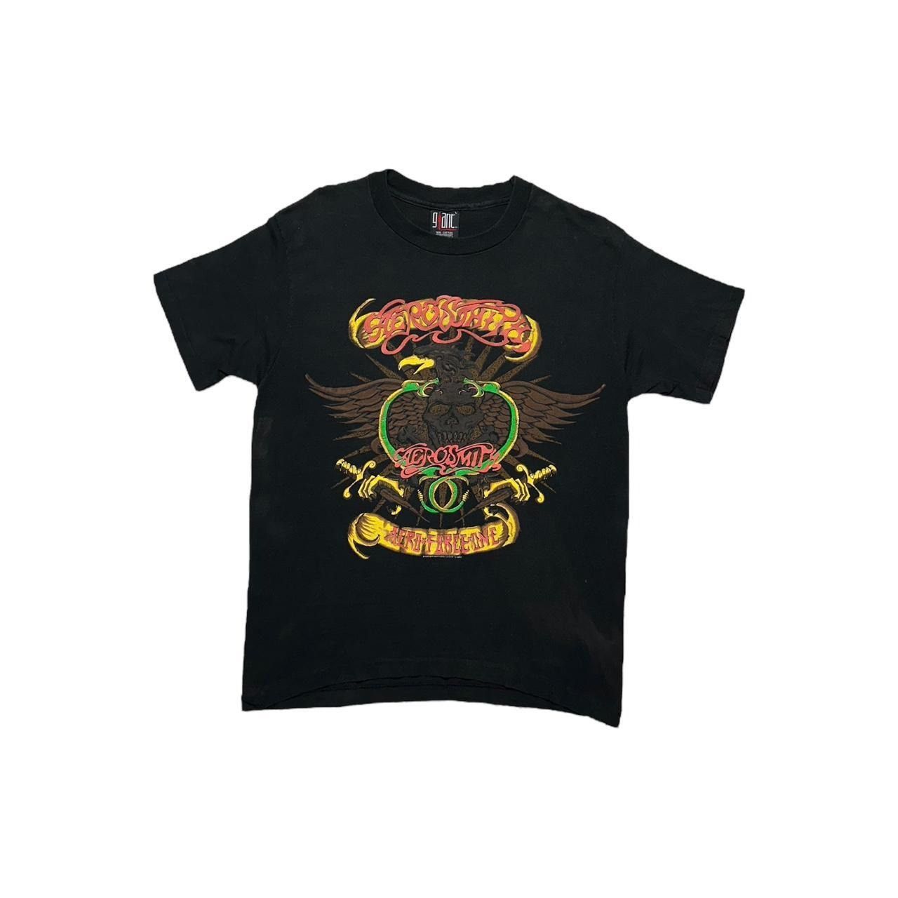 Band Tees × Giant × Vintage Vintage Aerosmith Aero Force One Band Shirt Size US L / EU 52-54 / 3 - 1 Thumbnail
