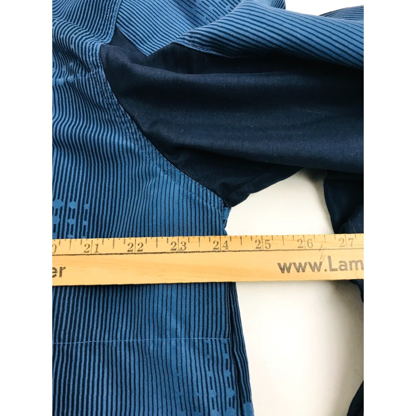 Bugle Boy Bugle Boy Shirt Men's Large Blue Button-Up Long Sleeve Pocket Vented Hiking Button-Down Collar Shirts Mens Regular Fit Size US L / EU 52-54 / 3 - 5 Thumbnail