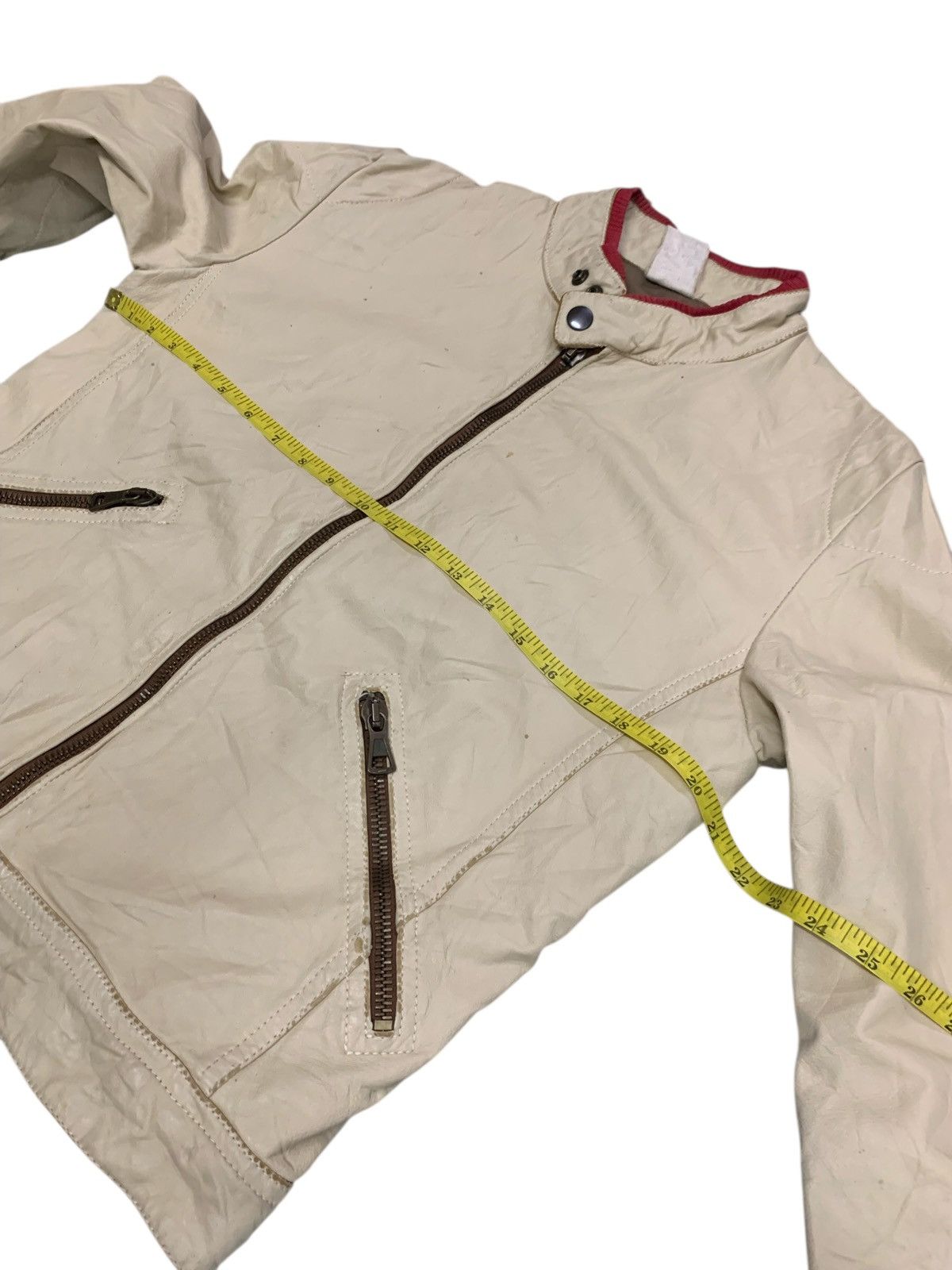 Genuine Leather × Leather Della Casa Marcello Pampaloni Leather Rider Jacket Size US M / EU 48-50 / 2 - 15 Thumbnail