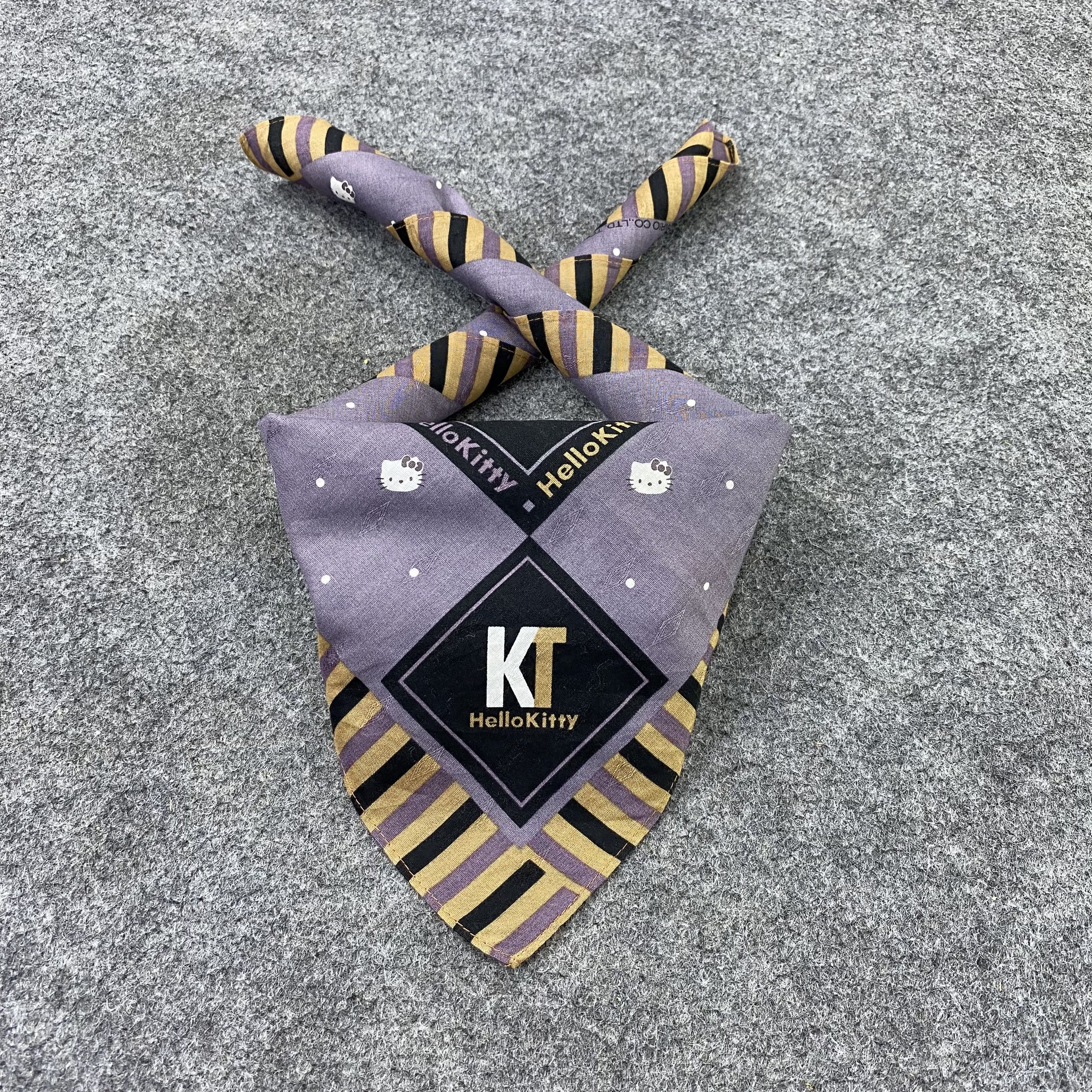 Anime Hello Kitty Handkerchief Neckerchief Pocketsquare-B1455 Size ONE SIZE - 2 Thumbnail