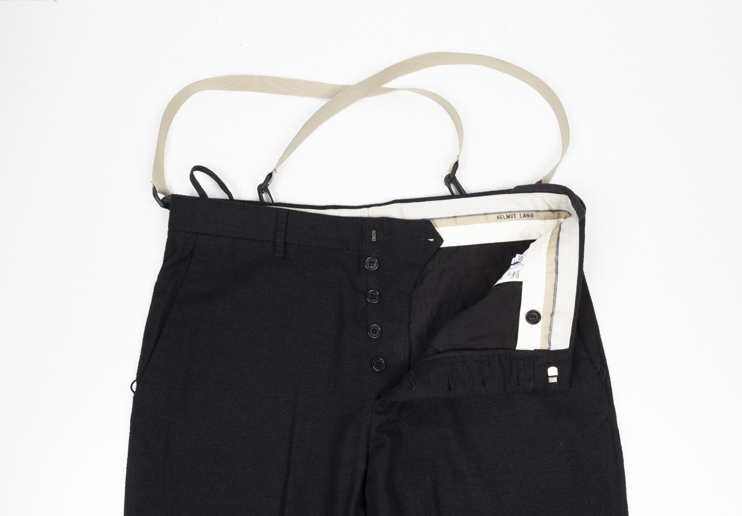 Helmut Lang Helmut Lang Men Pants Vintage Detailed Fleece Size ITA50/L Size US 34 / EU 50 - 2 Thumbnail