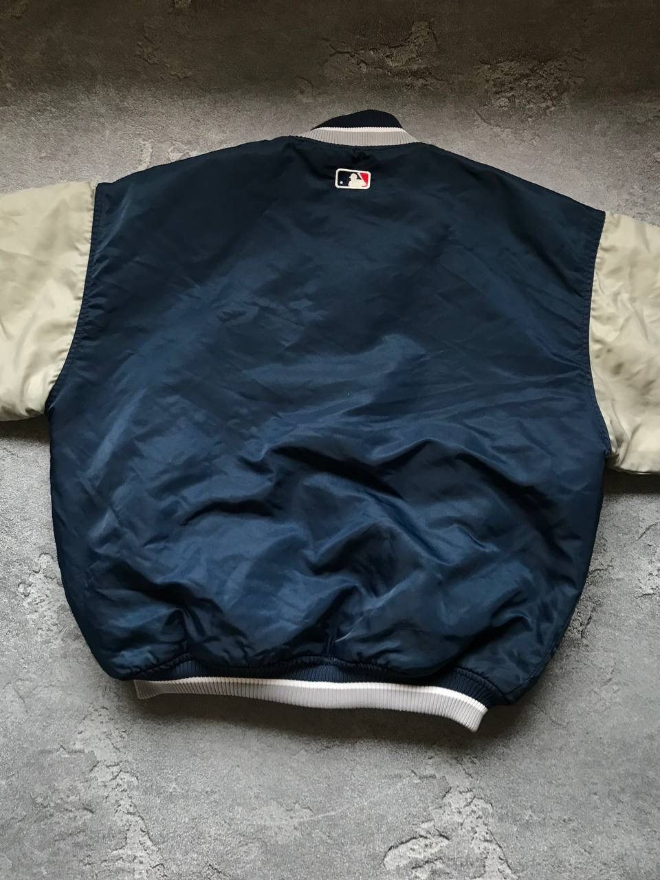 Starter × Vintage RARE Yankees Diamond Collection starter bomber jacket Size US L / EU 52-54 / 3 - 5 Thumbnail