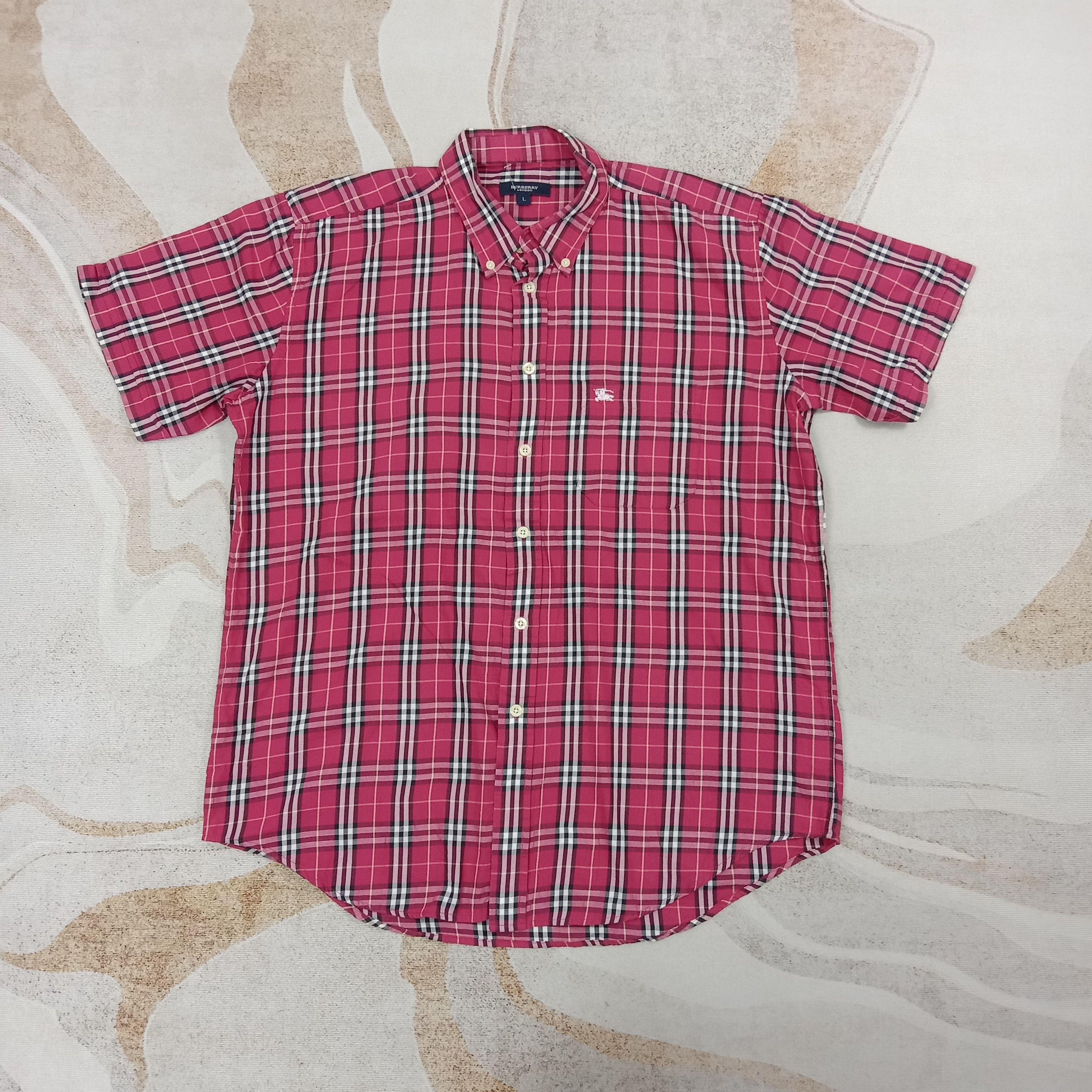 Burberry Burberry Designer Flannel Shirt C267N67 Size US L / EU 52-54 / 3 - 1 Thumbnail