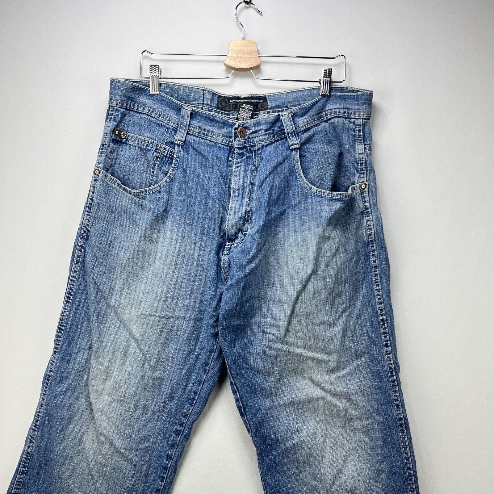 Rocawear × Vintage Vintage Y2K South Pole Baggy Streetwear Pants Size 38 Skater Size US 38 / EU 54 - 8 Thumbnail