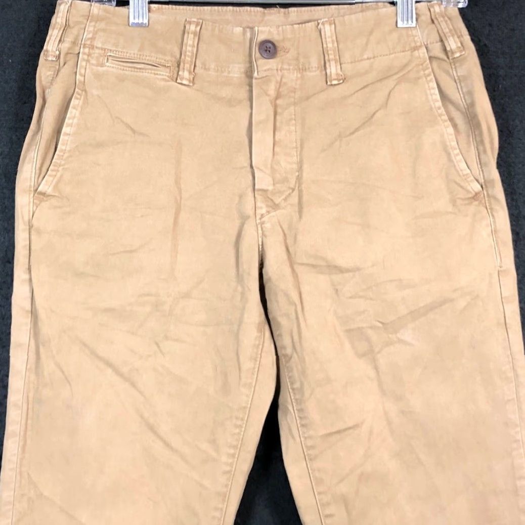 American Eagle Outfitters American Eagle Mens Jeans Brown Authentic Skinny Cotton Blend Stretch 29x32 Slim 5-Pocket Size US 29 - 2 Thumbnail