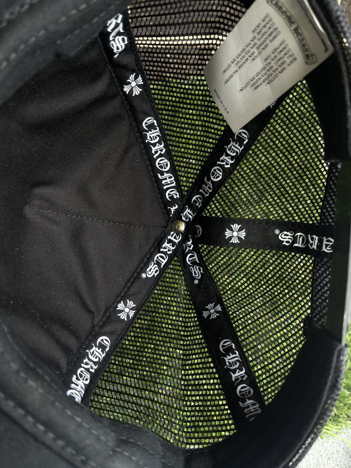Chrome Hearts Brand New Chrome Hearts Camo Leather Patchwork Snapback Size ONE SIZE - 5 Thumbnail