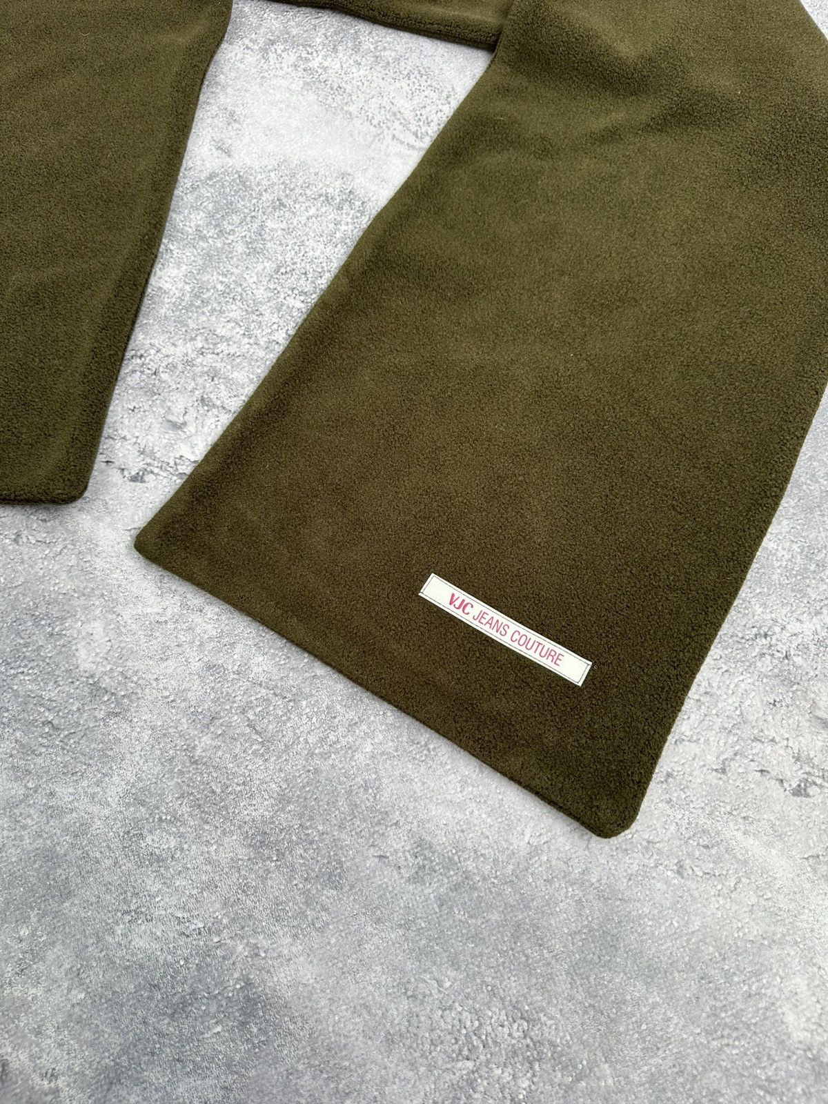 Versace Jeans Couture Vintage Versace Jeans Couture Teddy Green Scarf Muffler VJC Size ONE SIZE - 10 Thumbnail