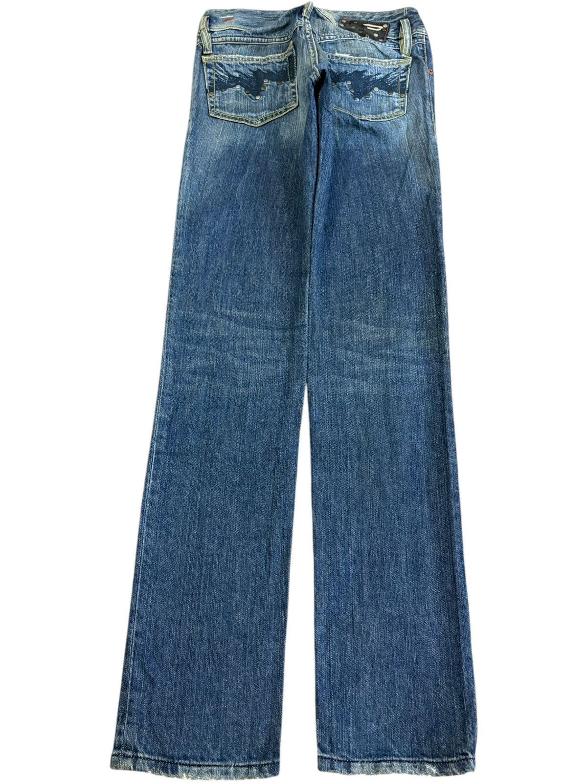 Diesel Vintage Italy Diesel Matic Mud Wash Distressed Jeans Size 27" / US 4 / IT 40 - 2 Thumbnail