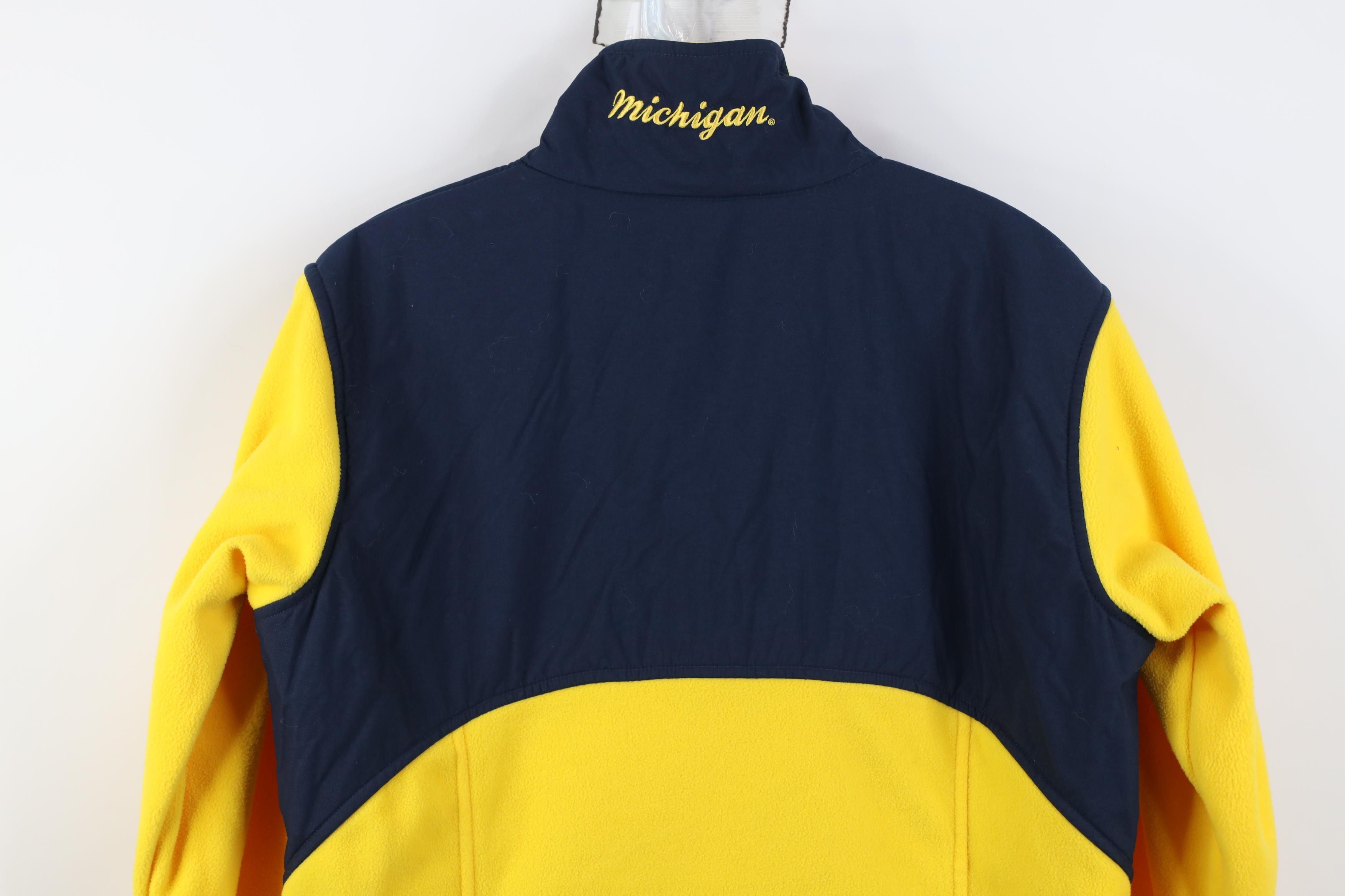 Columbia Columbia Block M University of Michigan Fleece Jacket Maize Size US L / EU 52-54 / 3 - 14 Thumbnail