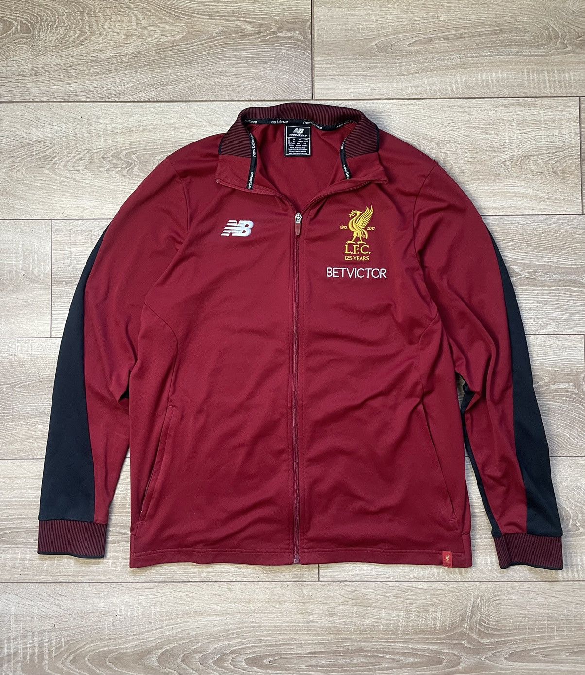 New Balance 2017 Liverpool Track Top 125 Years Training Shirt Xl Men Size US XL / EU 56 / 4 - 1 Thumbnail