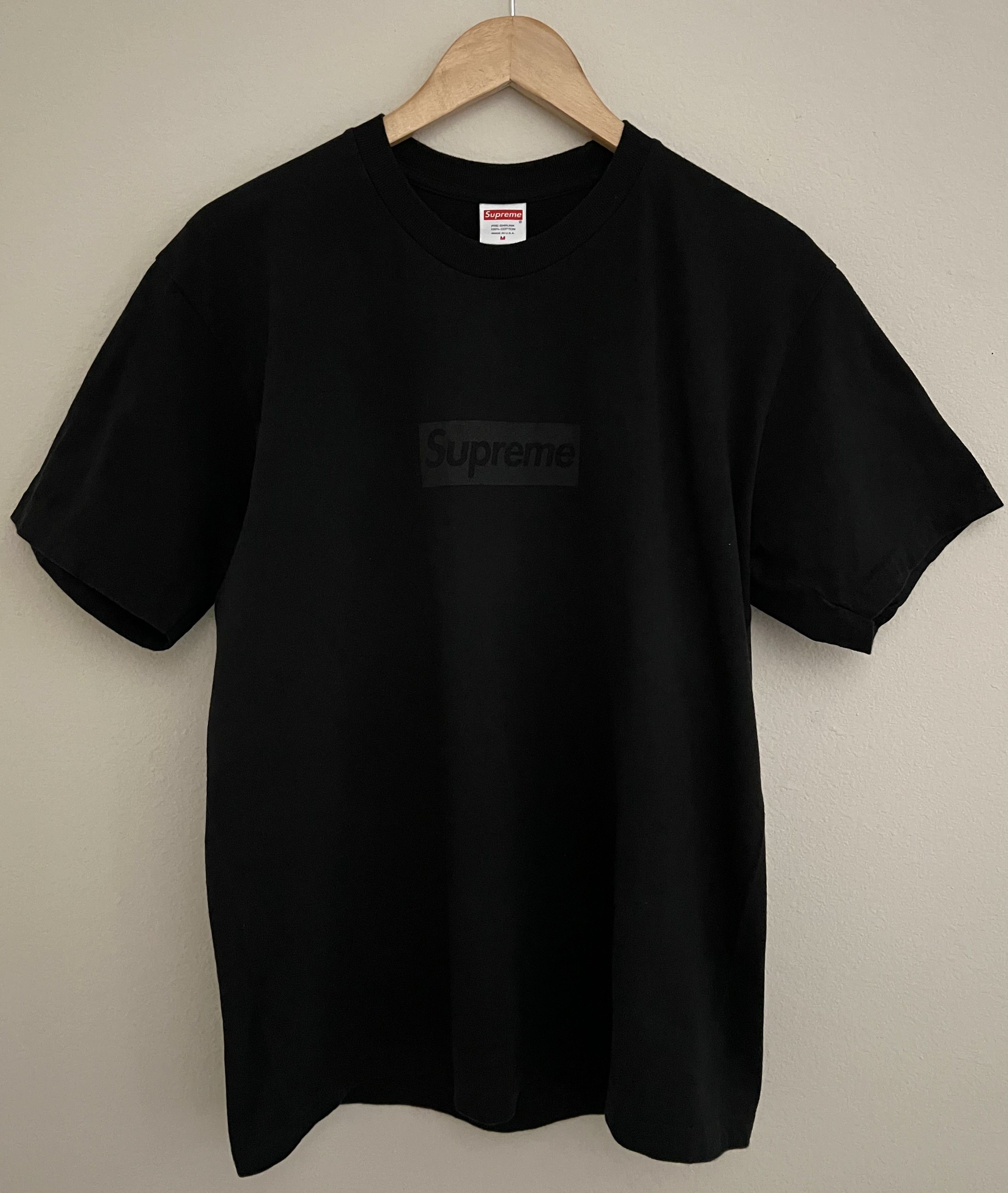 Supreme Supreme Tonal box logo tee black | Grailed