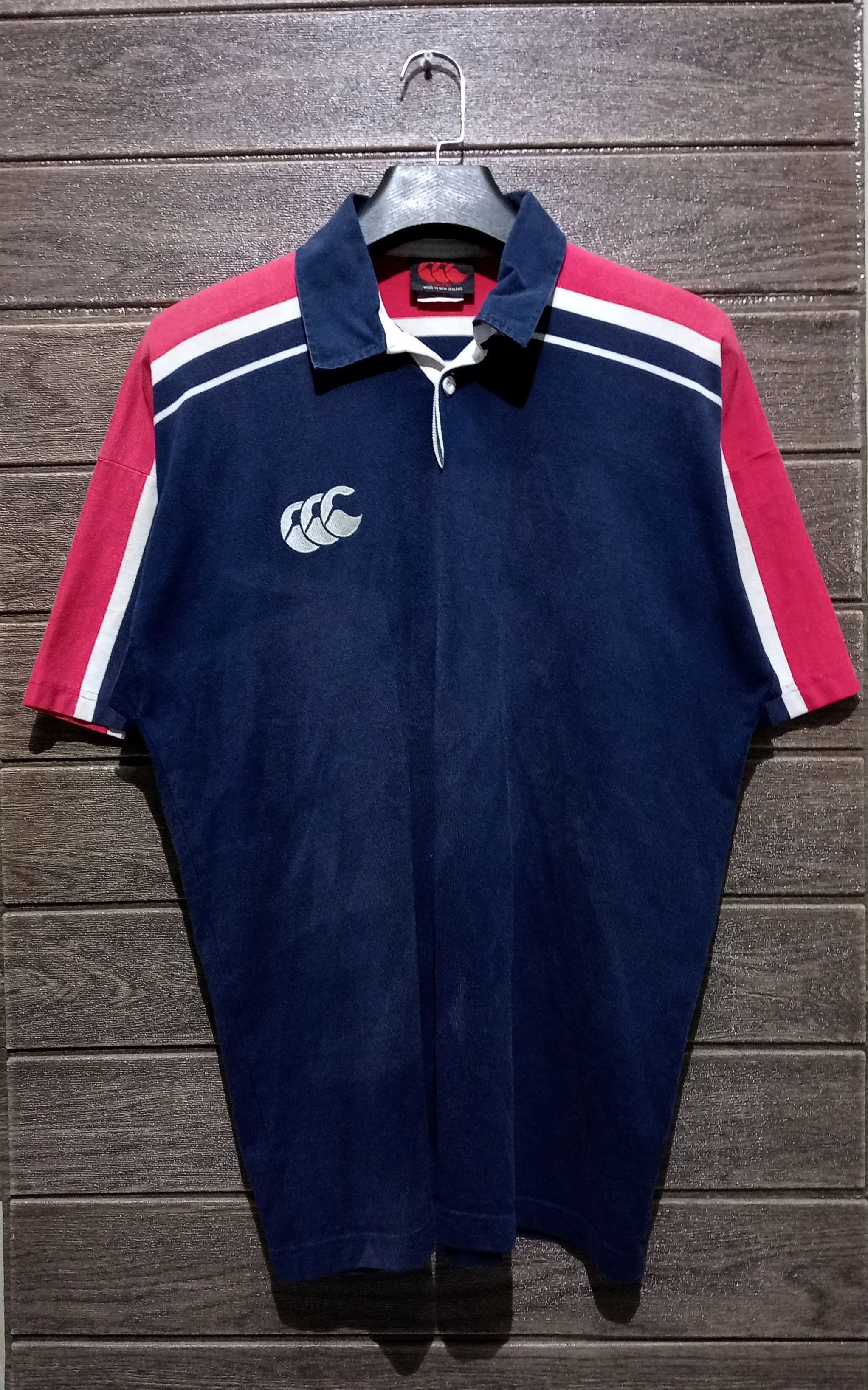Canterbury of New Zealand Vintage '90s Canterbury of New Zealand Polo Rugby Shirt Size US XL / EU 56 / 4 - 1 Thumbnail