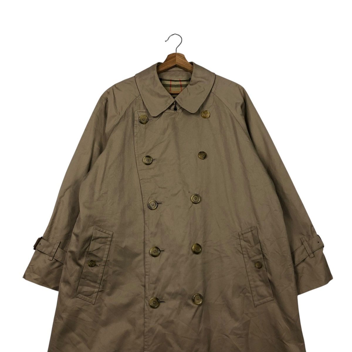 Burberry 🔥VINTAGE LONG JACKET TRENCH COAT BURBERRYS NOVA CHECK Size US M / EU 48-50 / 2 - 4 Thumbnail