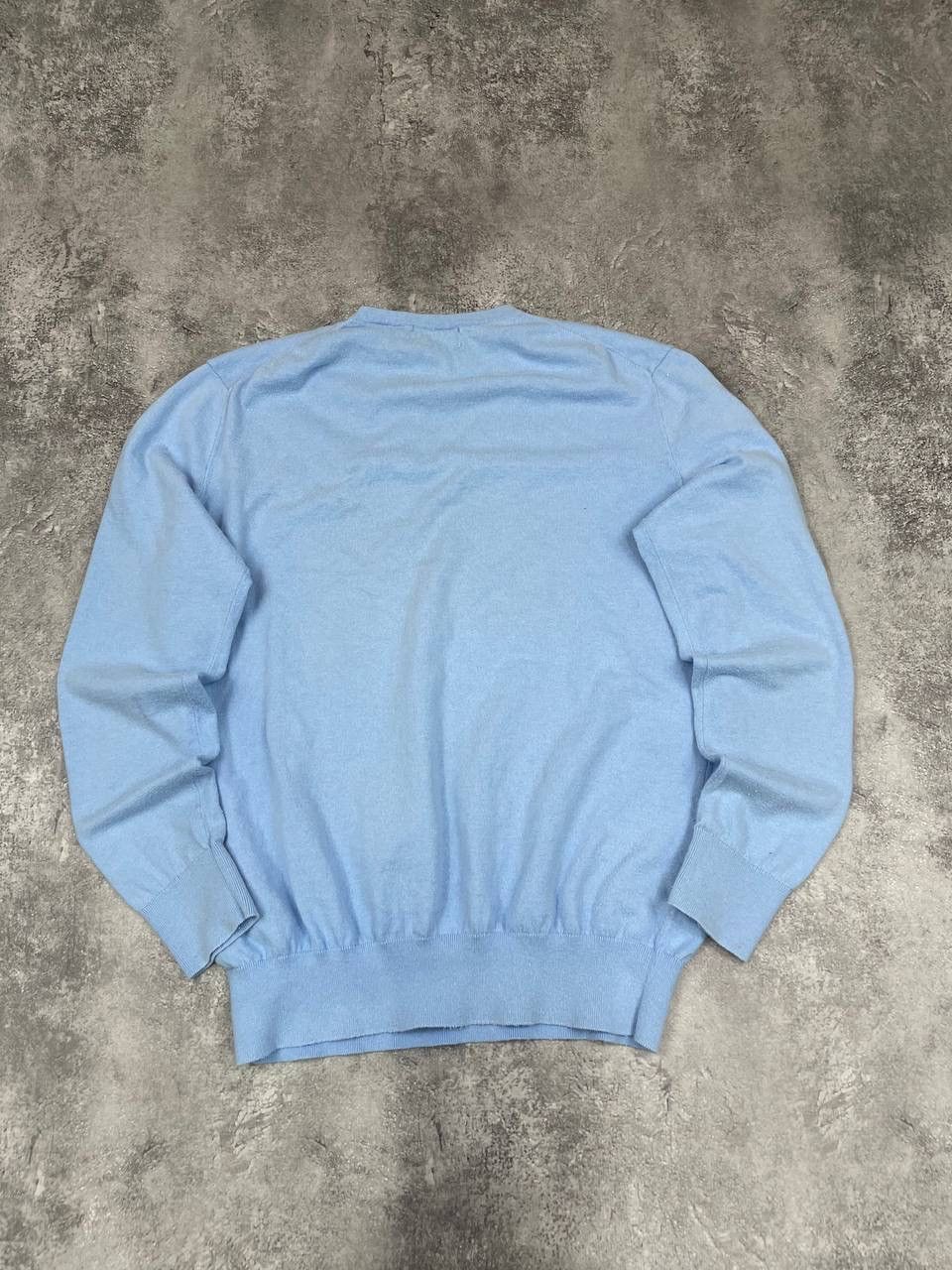 Polo Ralph Lauren Polo Ralph Lauren Men Knit Sweater V-Neck Light Blue Size S Size US S / EU 44-46 / 1 - 8 Thumbnail
