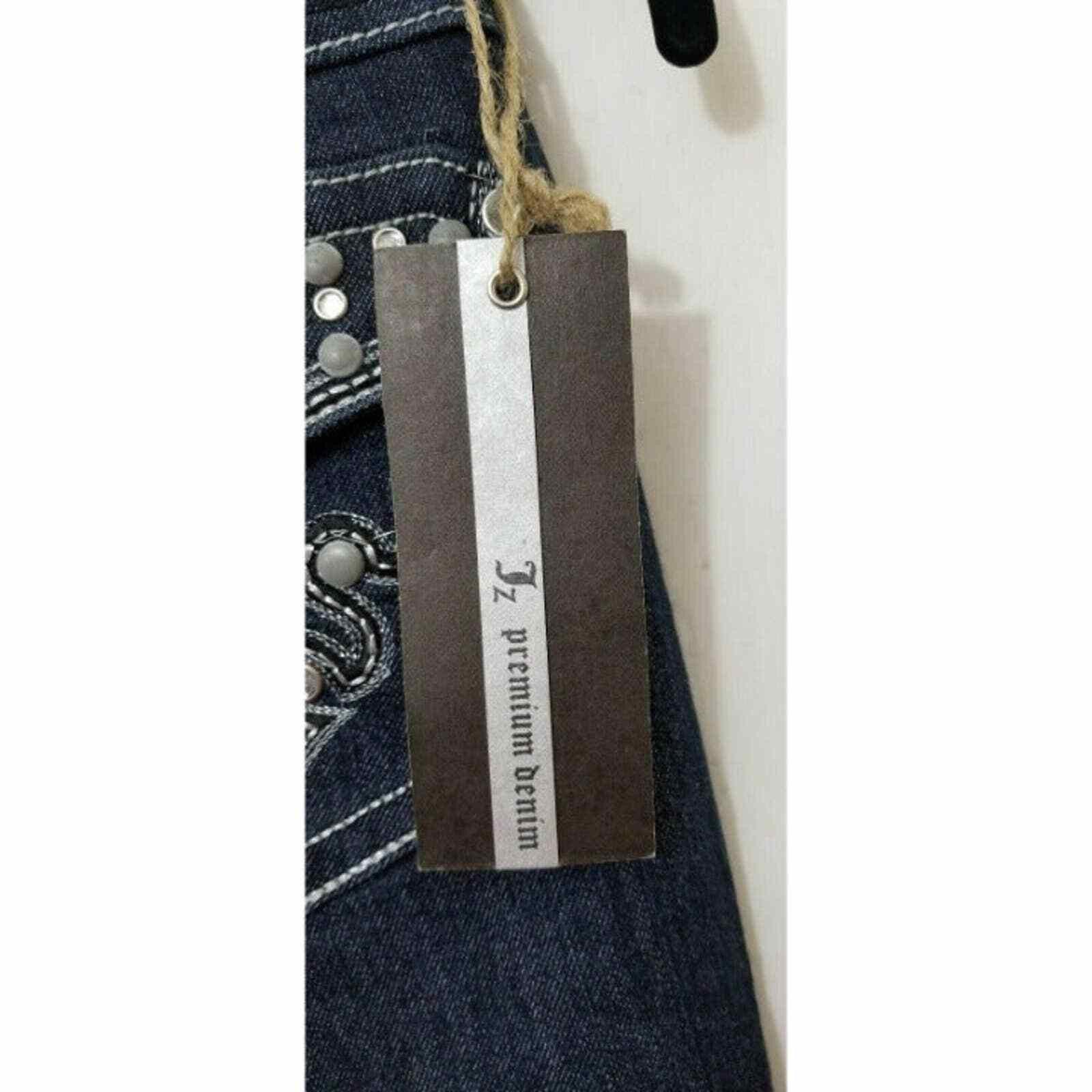Other JZ Premium Denim Jeans 1 Bling NWT Bling Blue Jean Pant Pan Size 28" / US 6 / IT 42 - 9 Thumbnail