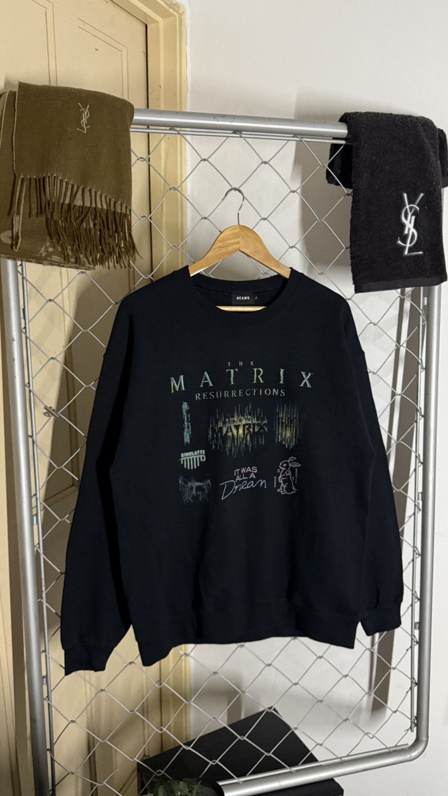 Beams Japan Beams X The Matrix Resurrections X ©&TM Warner Bros (s22) Size US L / EU 52-54 / 3 - 3 Thumbnail