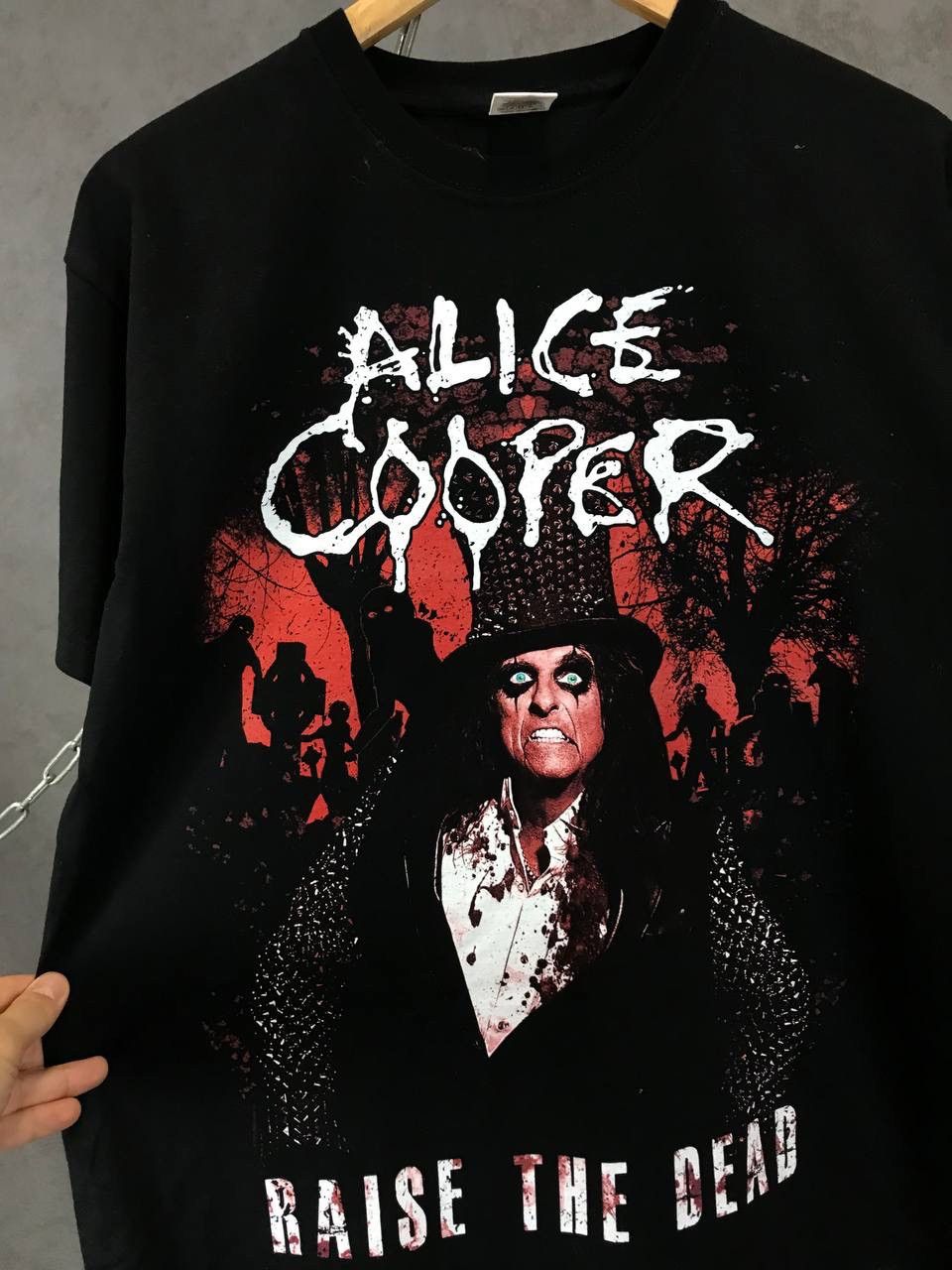 Band Tees Alice Cooper 2013 rock band tour tee Size US M / EU 48-50 / 2 - 3 Thumbnail