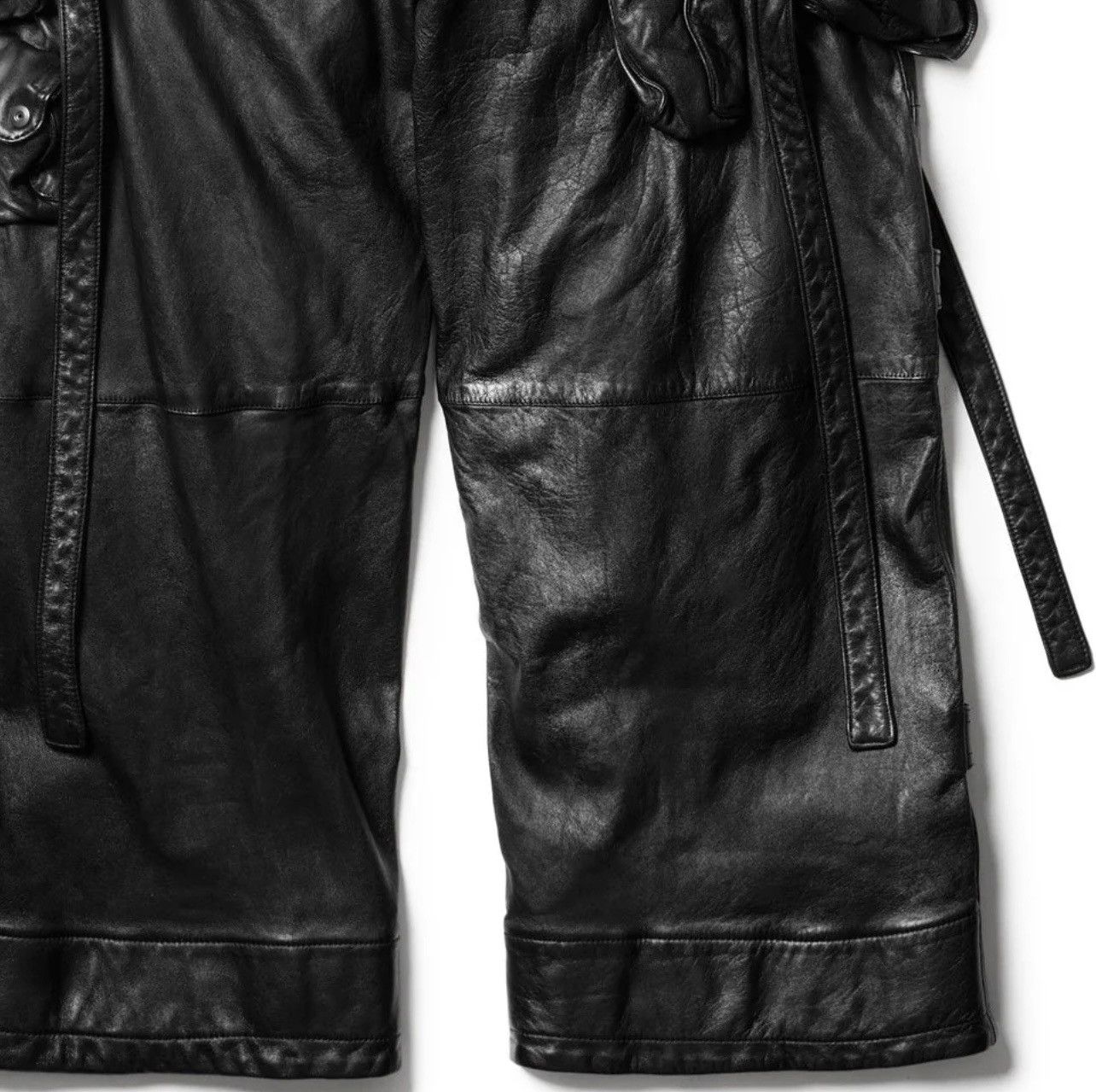 Julius Julius Leather Wide Gas Mask Cargo Pants Size US 34 / EU 50 - 20 Thumbnail
