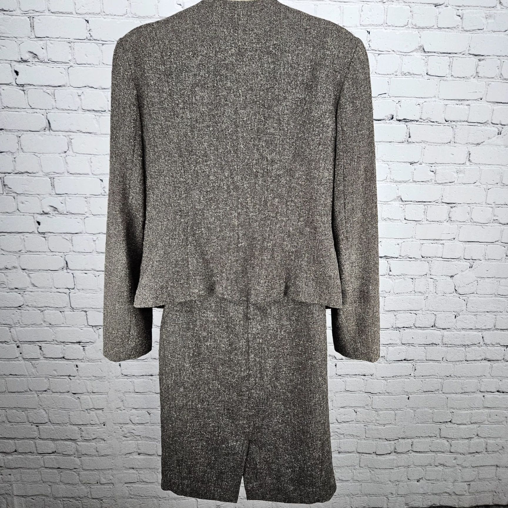 Worthington Worthington Brown 1 Button Jacket 2 Piece Slit Skirt Suit Set Outfit S Women Size 28" / US 6 / IT 42 - 2 Thumbnail