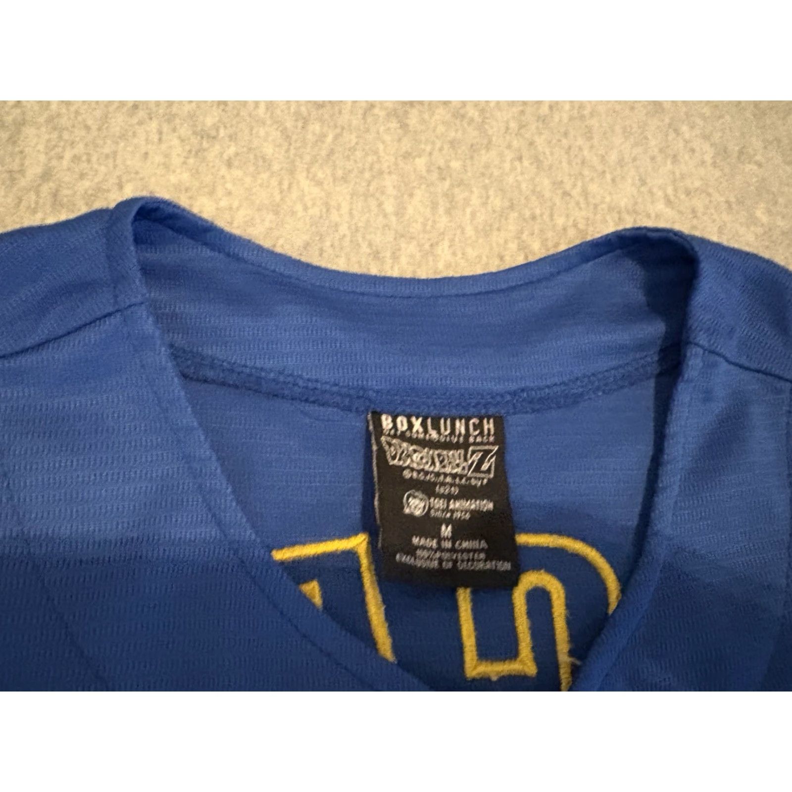 Vintage Box Lunch Dragon Ball Z Planet Vegeta Blue Baseball Jersey Shirt M Art Anime Vegeta Mens Size US M / EU 48-50 / 2 - 3 Thumbnail