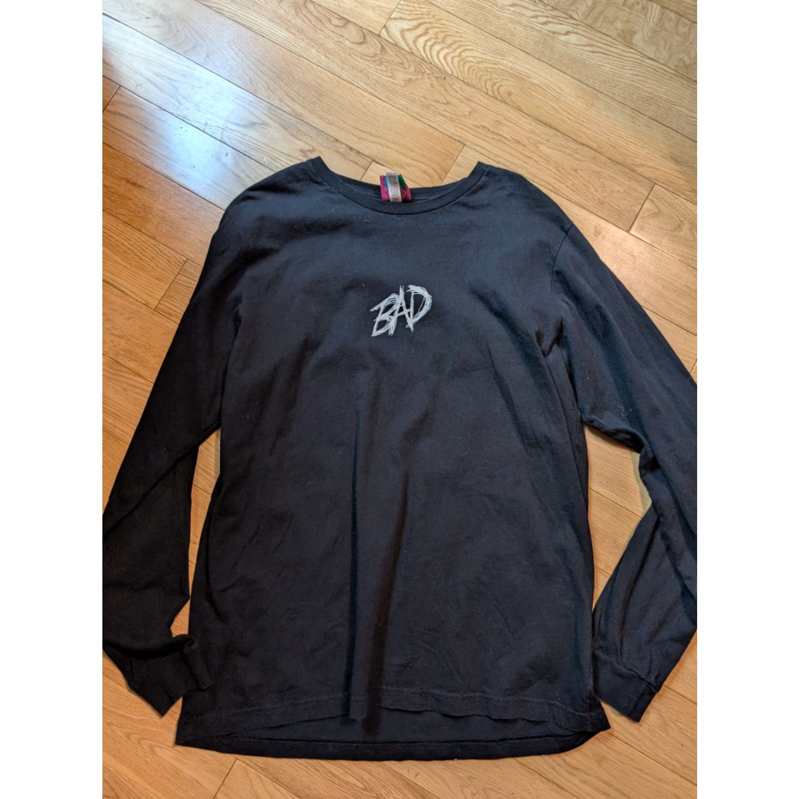 Vintage XXXTENTACION BAD People Suck Long Sleeve Shirt XL Men Black Hip Hop Music T-Shirt Size US XL / EU 56 / 4 - 2 Thumbnail