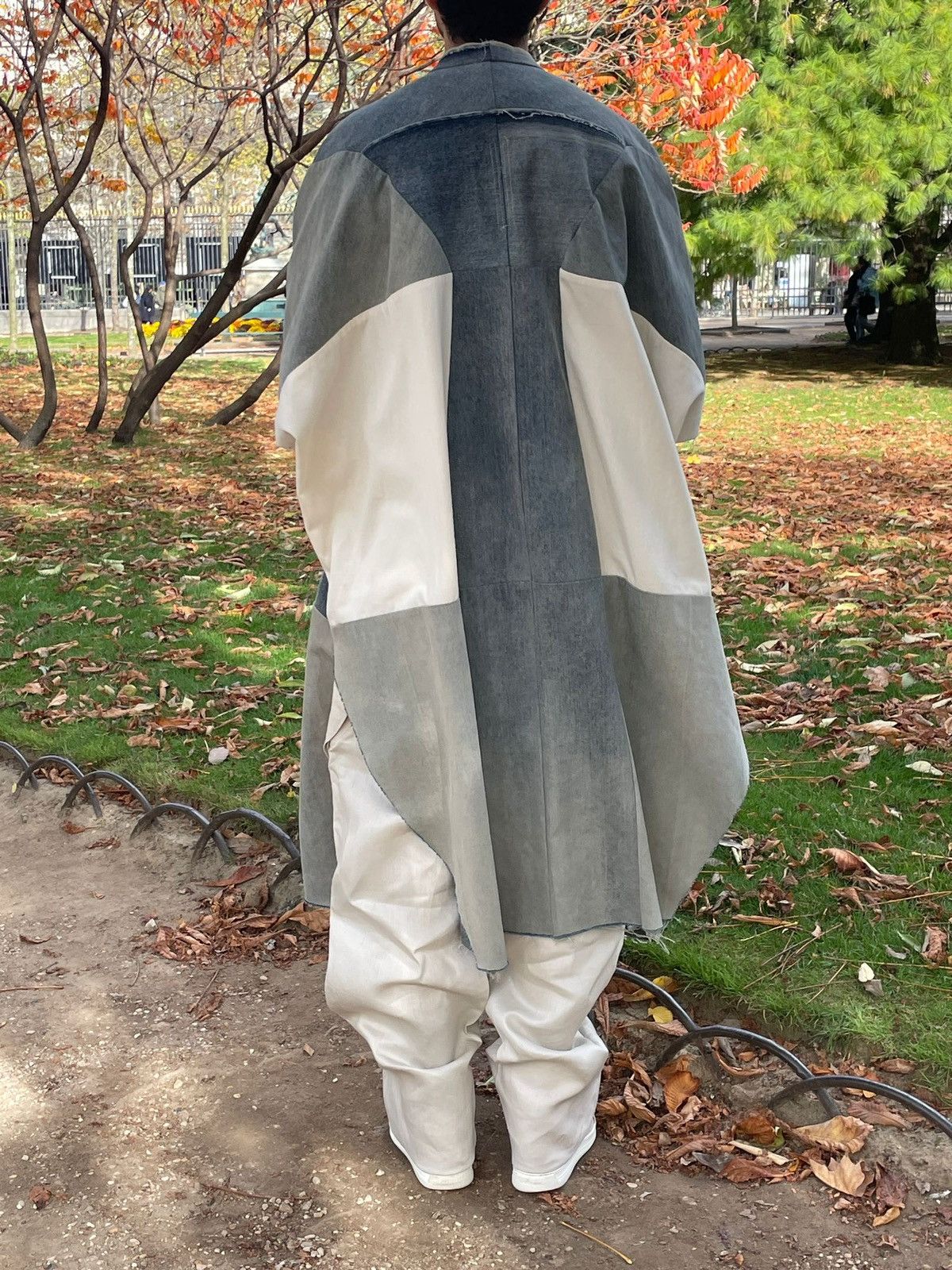 Rick Owens SS22 Fogachine Denim Cloack Size US M / EU 48-50 / 2 - 4 Thumbnail