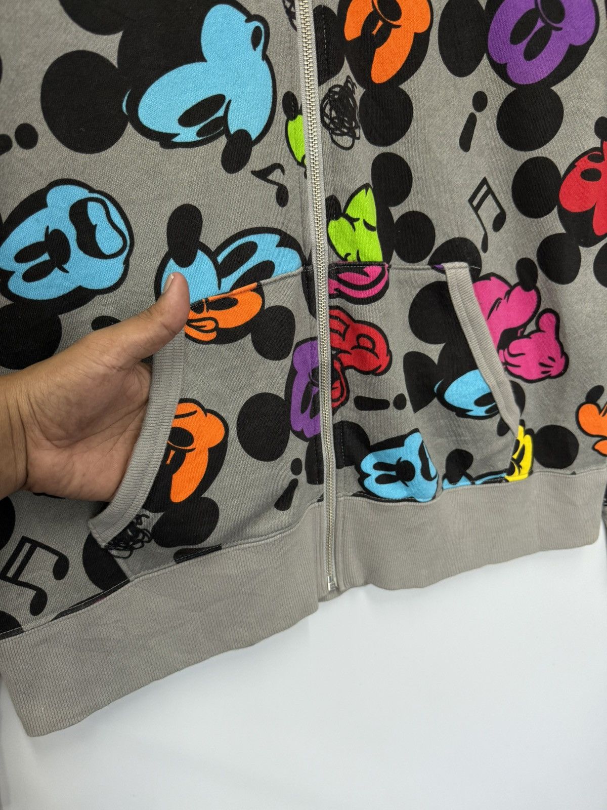 Disney 🔥 VTG Y2K Mickey Full Printed by DisneyLand Sweat Hoodie Size US M / EU 48-50 / 2 - 4 Thumbnail