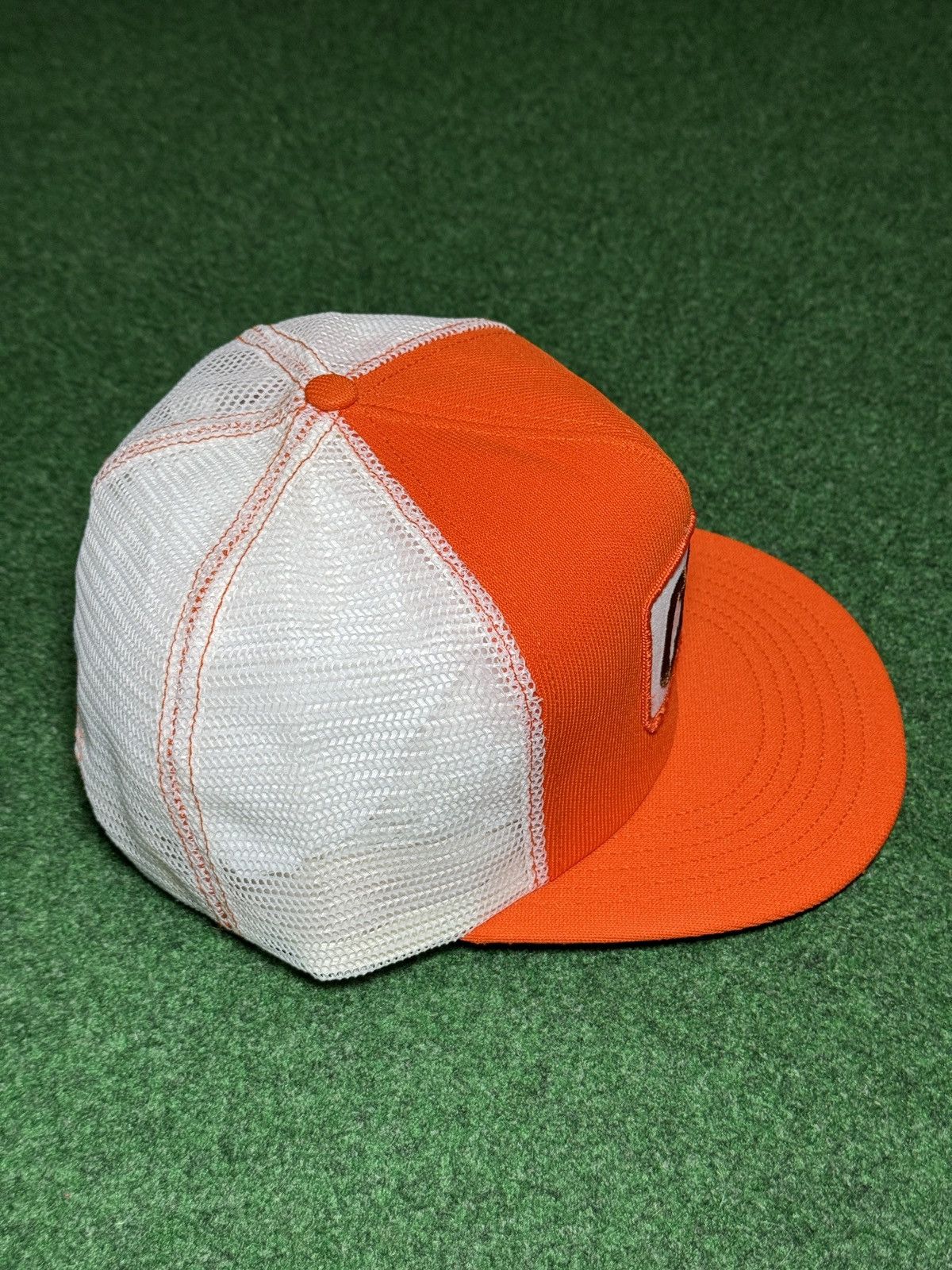 Vintage CCX Conway Express Trucking Snapback Orange Trucker Hat Size ONE SIZE - 2 Thumbnail